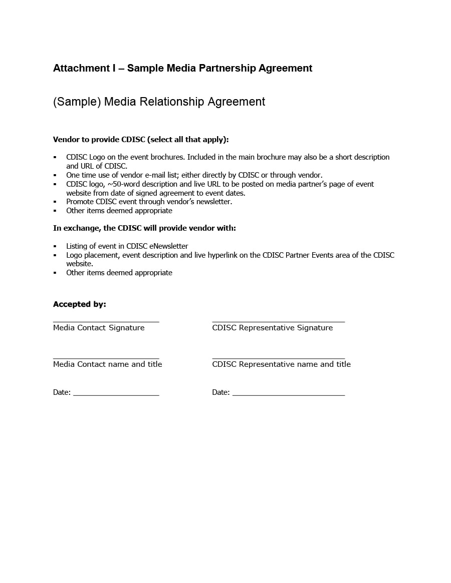 Simple Partnership Agreement Template Free