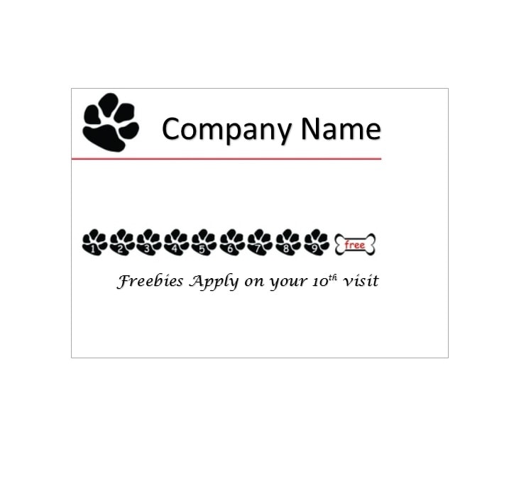 30 Printable Punch / Reward Card Templates [101% Free]