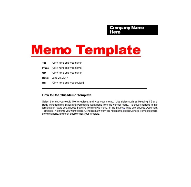 Reminder Memo Template Classles Democracy