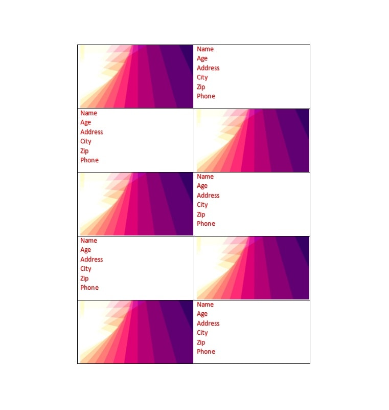 40 Printable & Editable Address Book Templates [101 FREE]