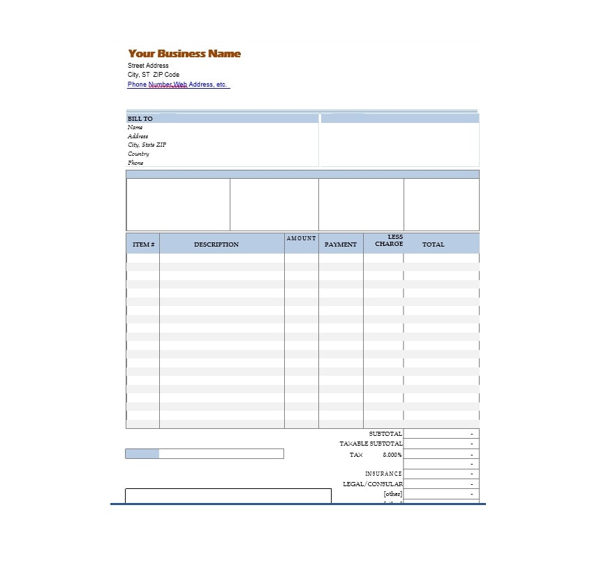 40 Billing Statement Templates [Medical, Legal, Itemized + MORE]