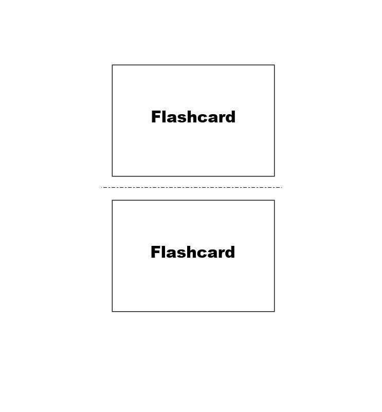 30 Simple Index / Flash Card Templates [Free] TemplateArchive