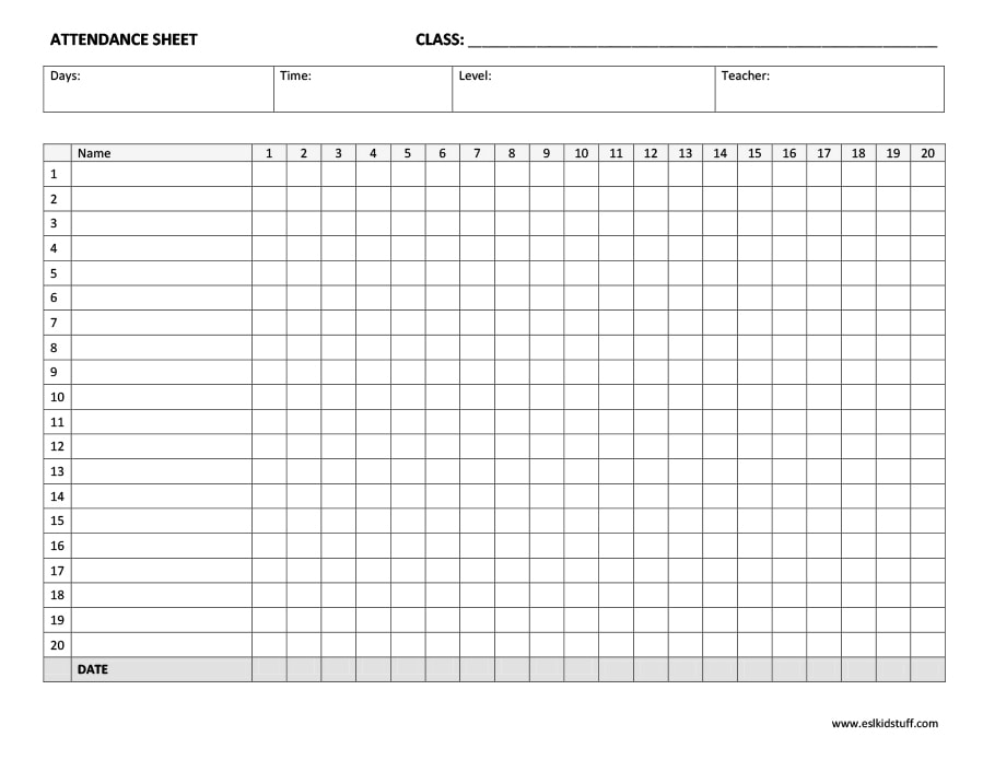 40+ FREE Attendance Tracker Templates [Employee, Student, Meeting]