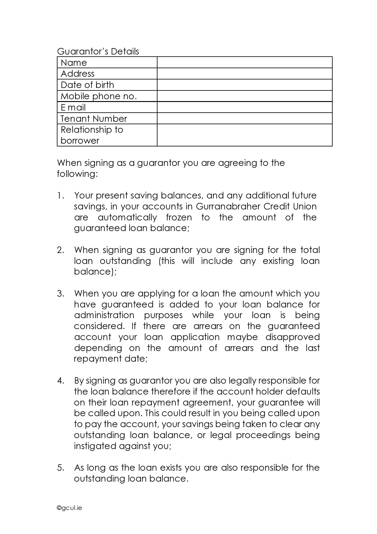 30 Best Personal Guarantee Forms & Templates TemplateArchive
