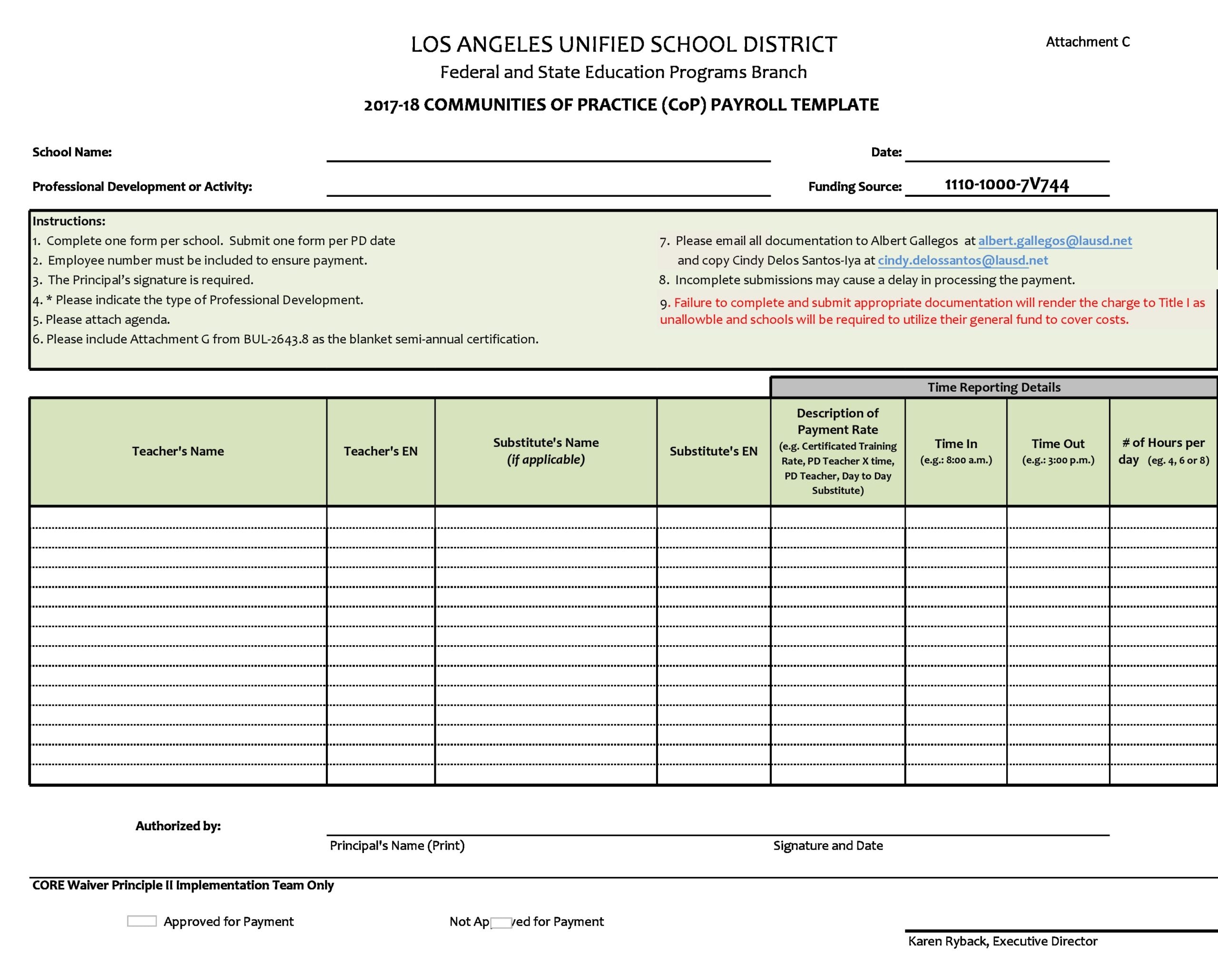 30 Free Payroll Templates [Excel, Word] TemplateArchive