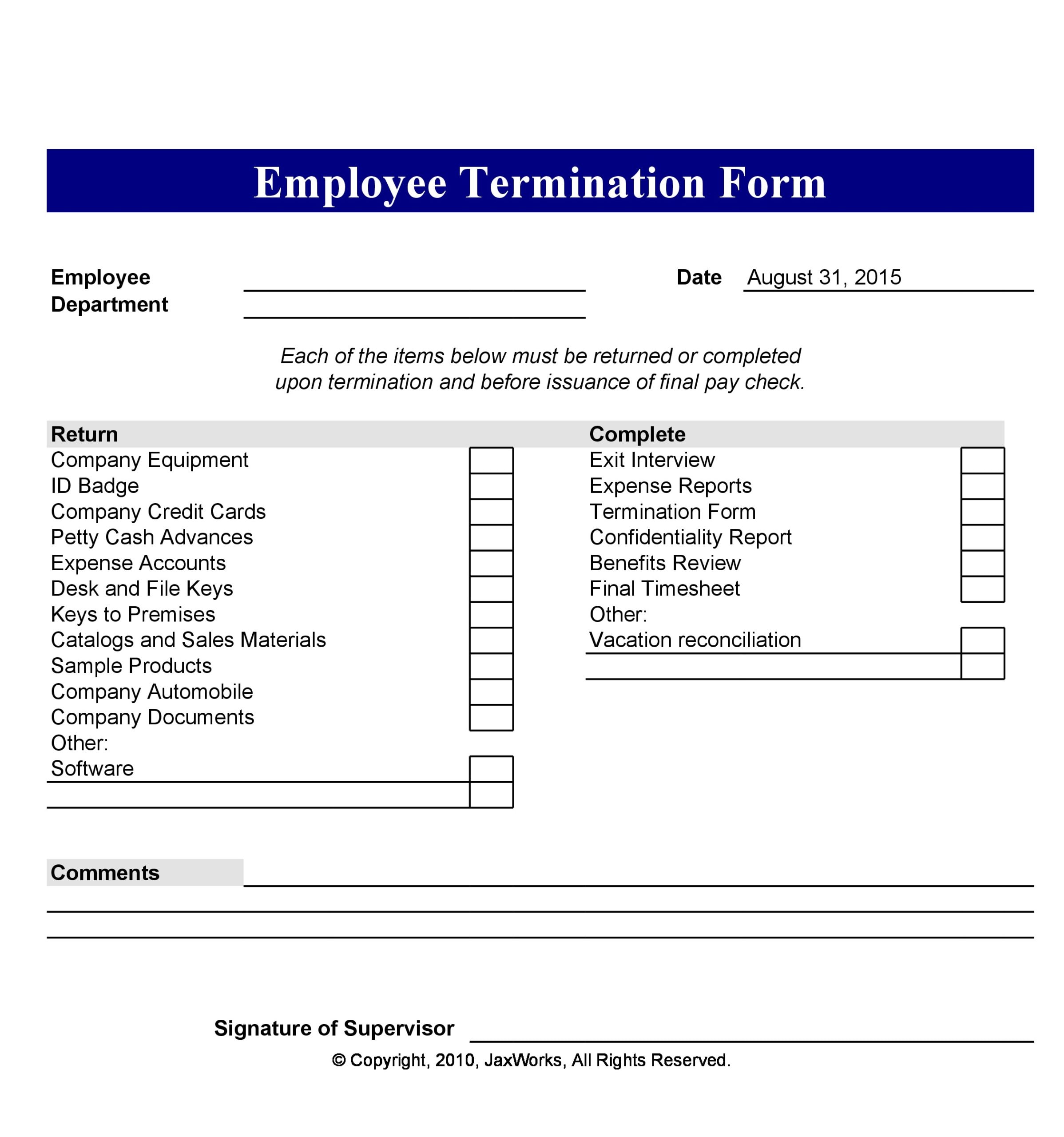 Employee Discipline Form Template Free