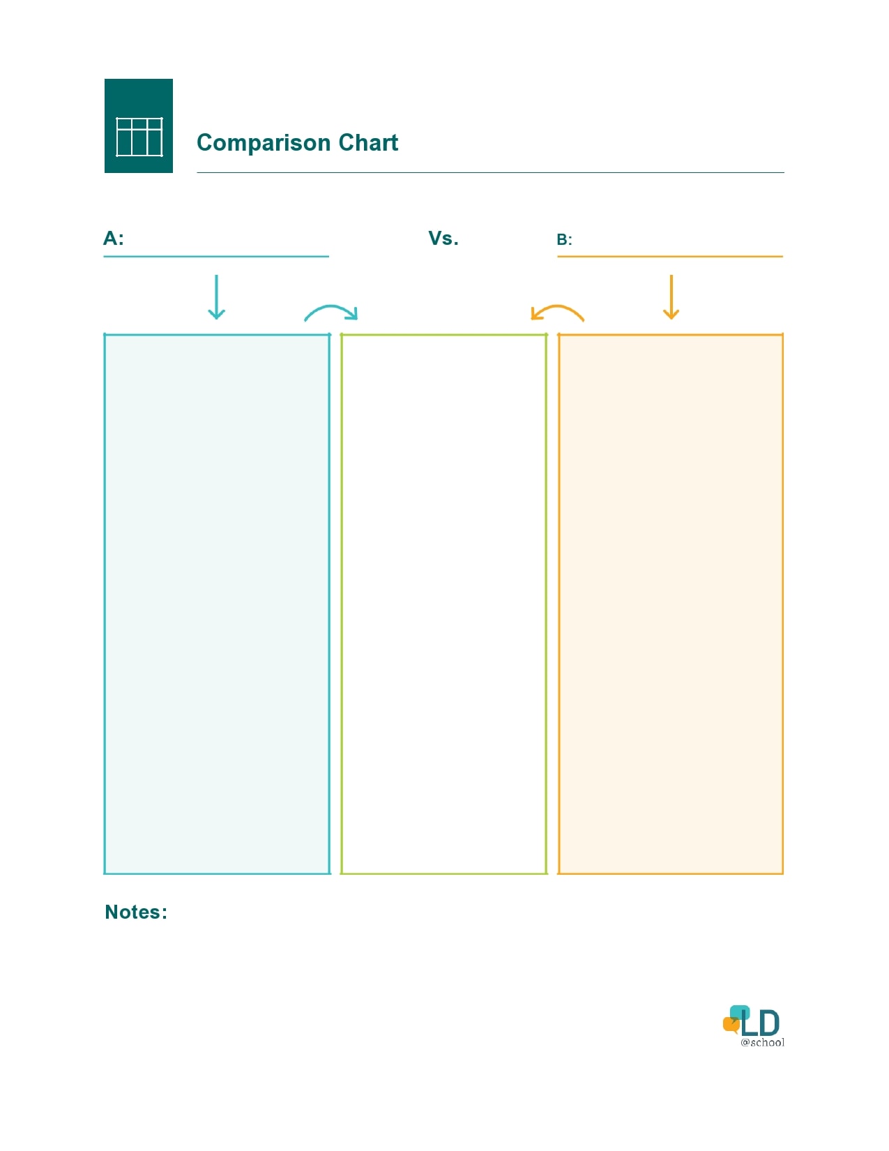40 Free Comparison Chart Templates [Excel] - TemplateArchive