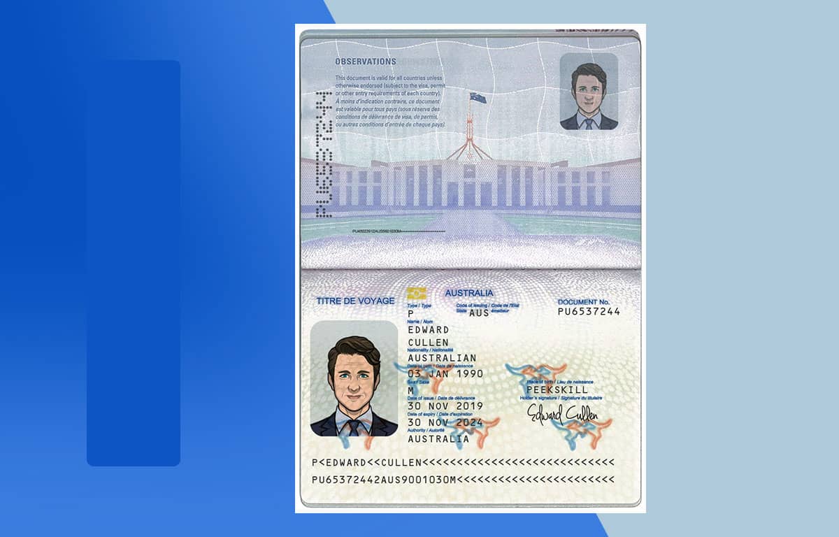 Passport Template Psd Download at Viitrublog Blog