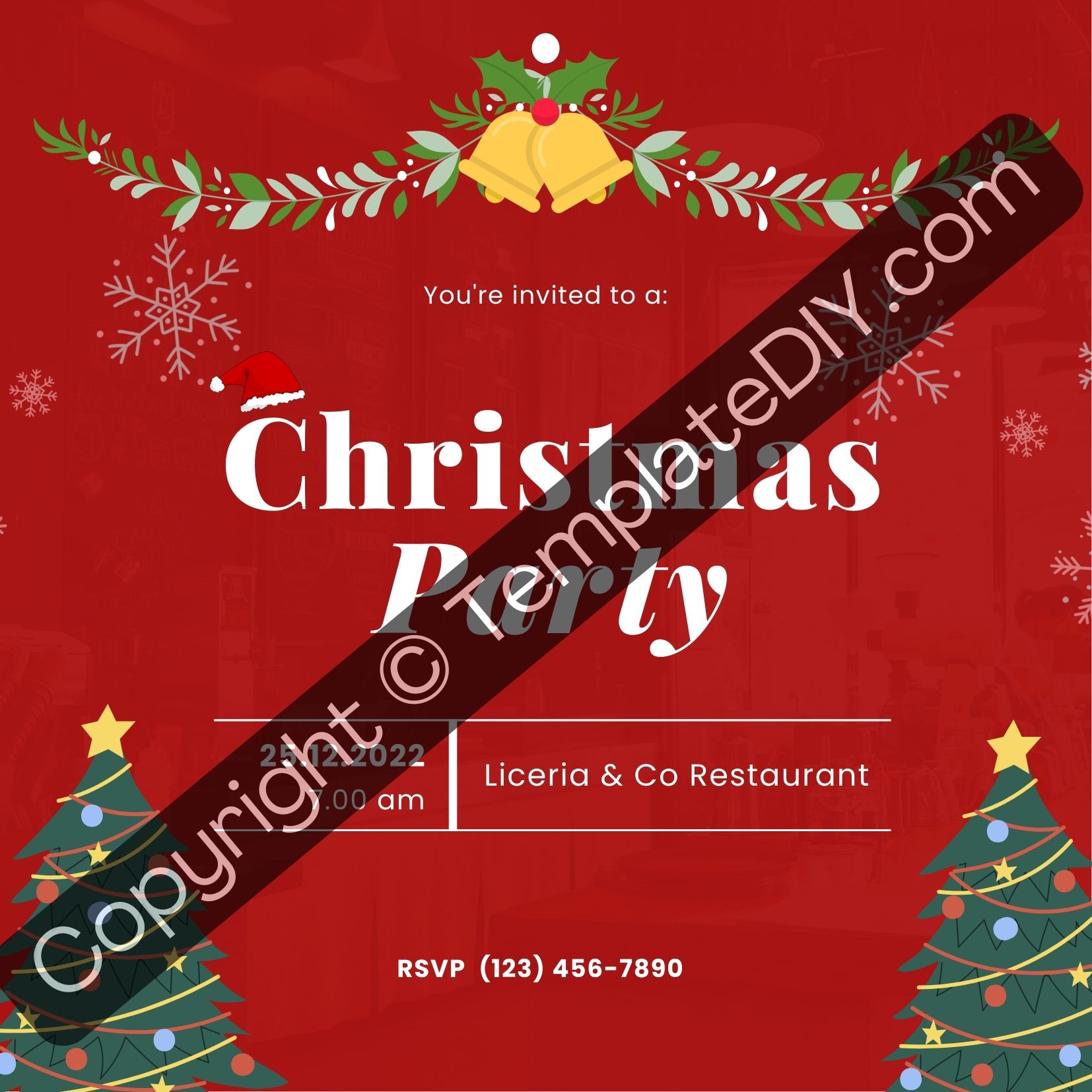 Christmas Invites Templates