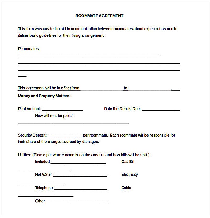 How to Create Your Own Roommate Agreement Template Easily