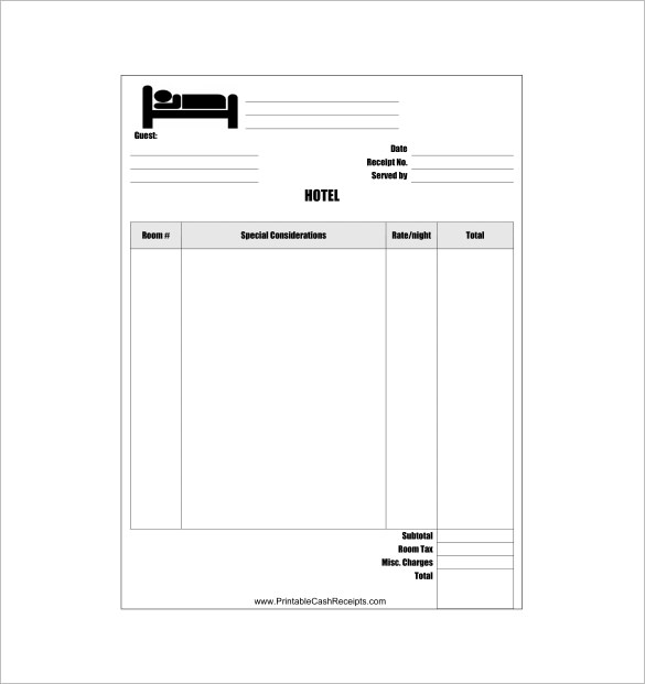 Receipt Template Doc for Word Documents in Different Types You Can Use