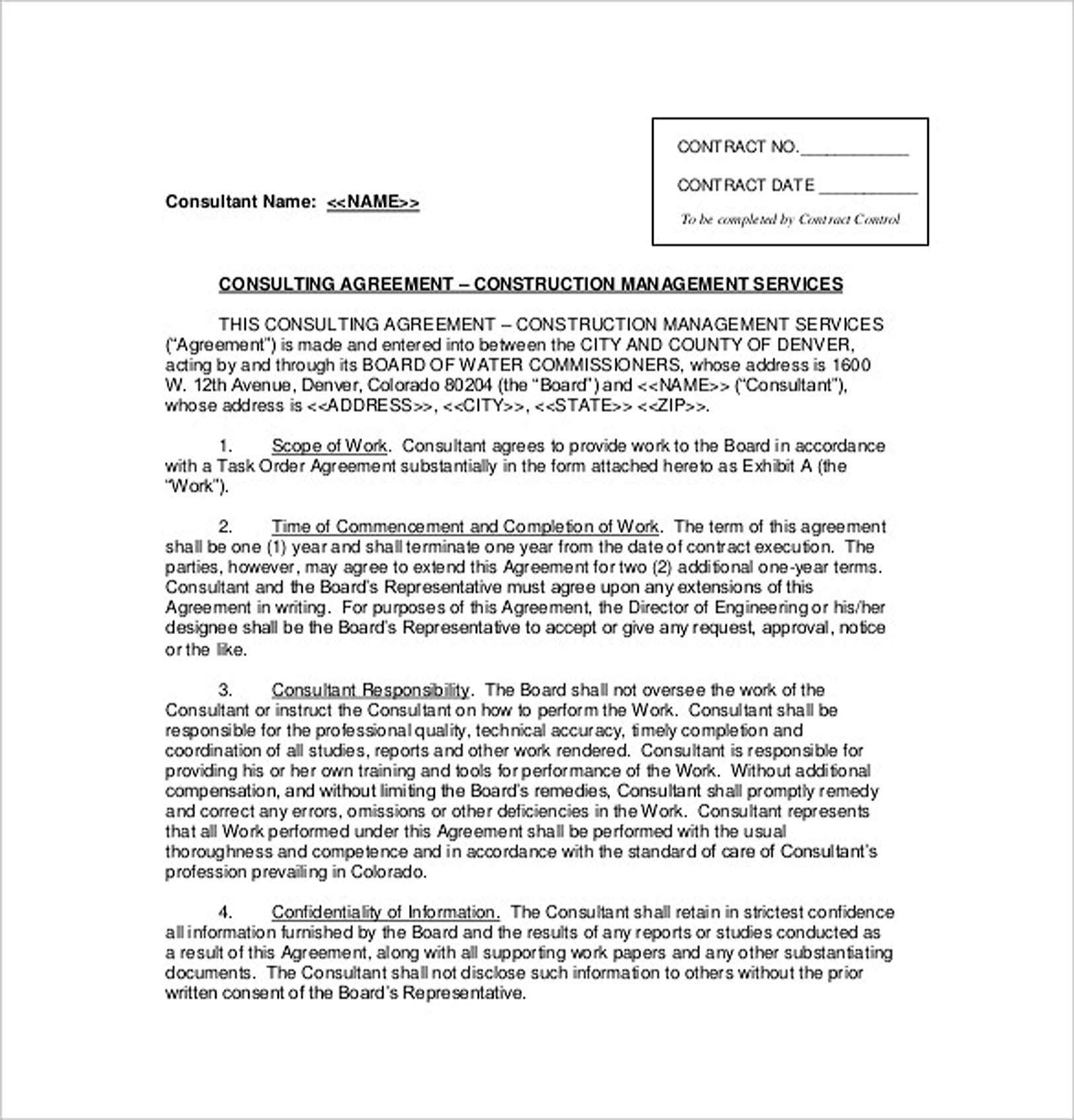 9+ Consulting Agreement Template