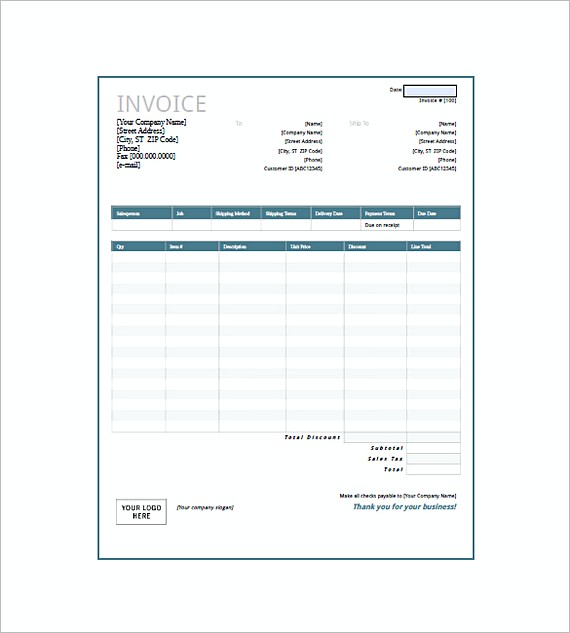 Generic Invoice Template