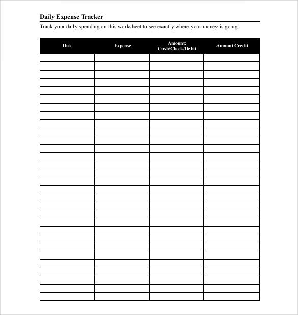 Simple Personal Budget Template