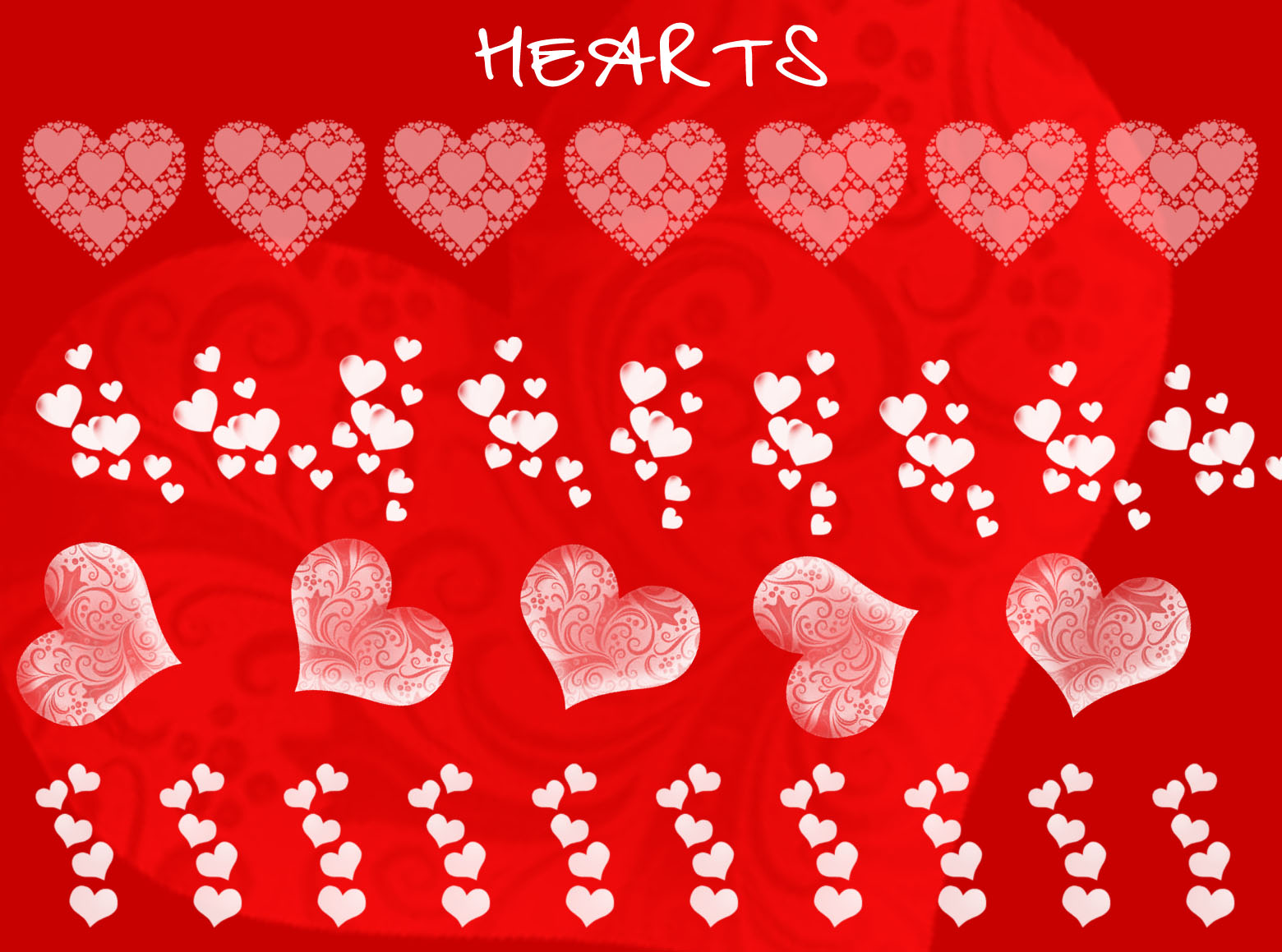 Heart Brush Templates Brush Templates » Template Haven