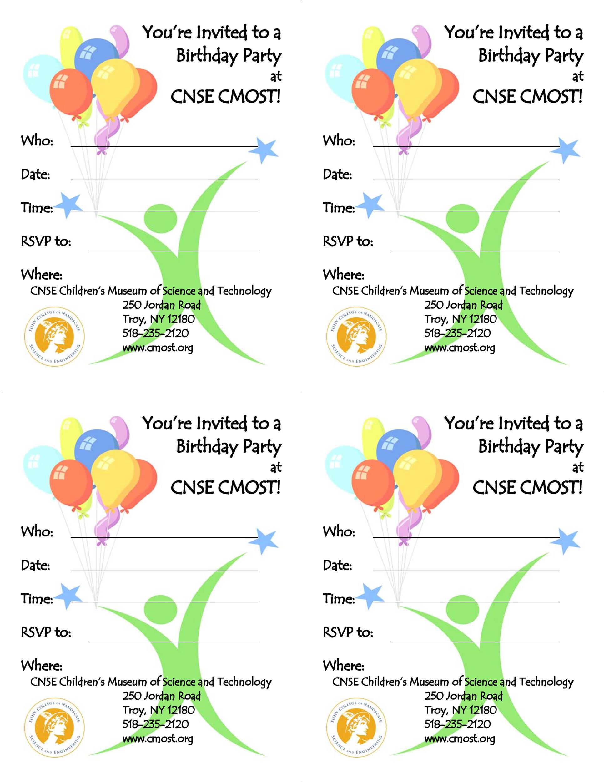 40+ Free Birthday Party Invitation Templates ᐅ TemplateLab