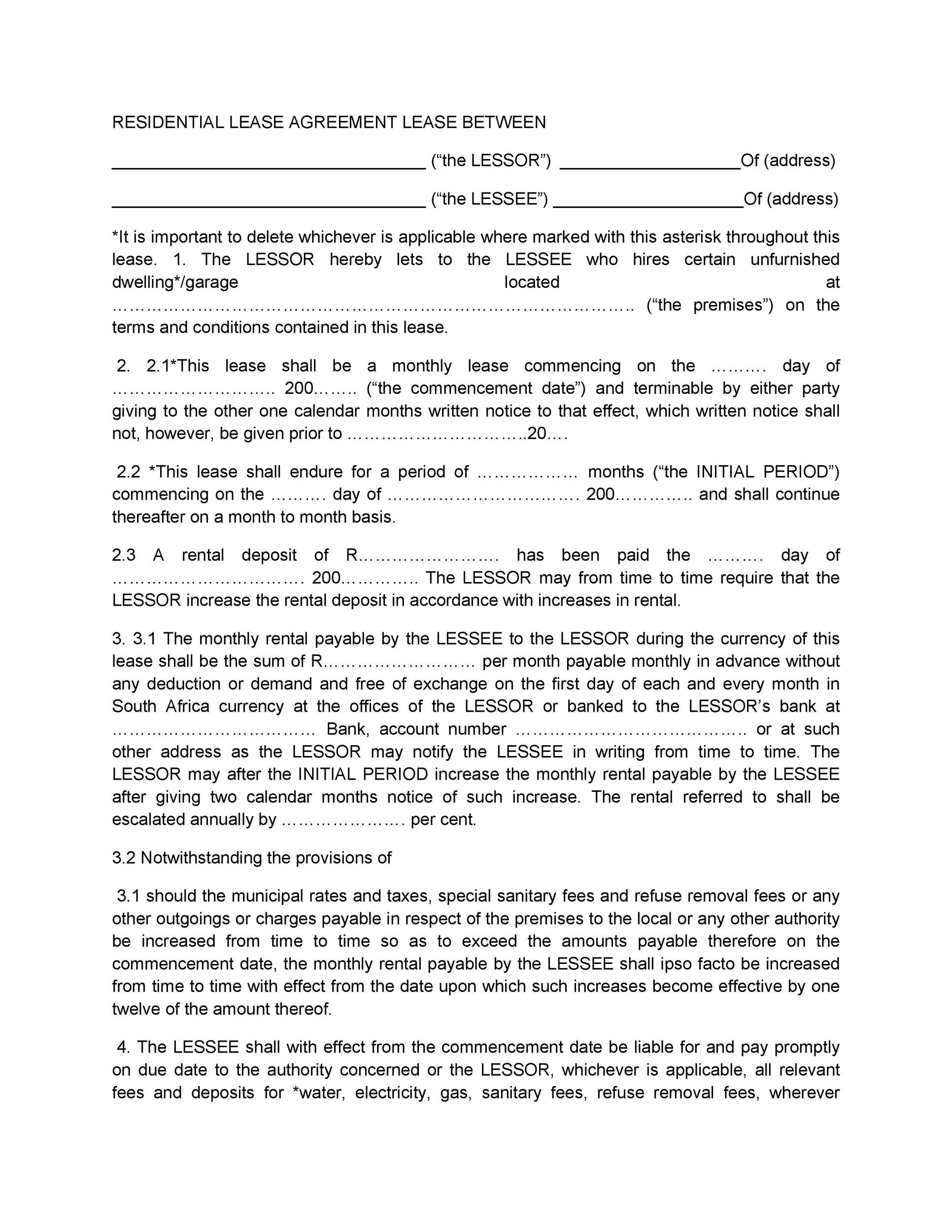 42 Simple Rental Application Forms [100 FREE] TemplateLab