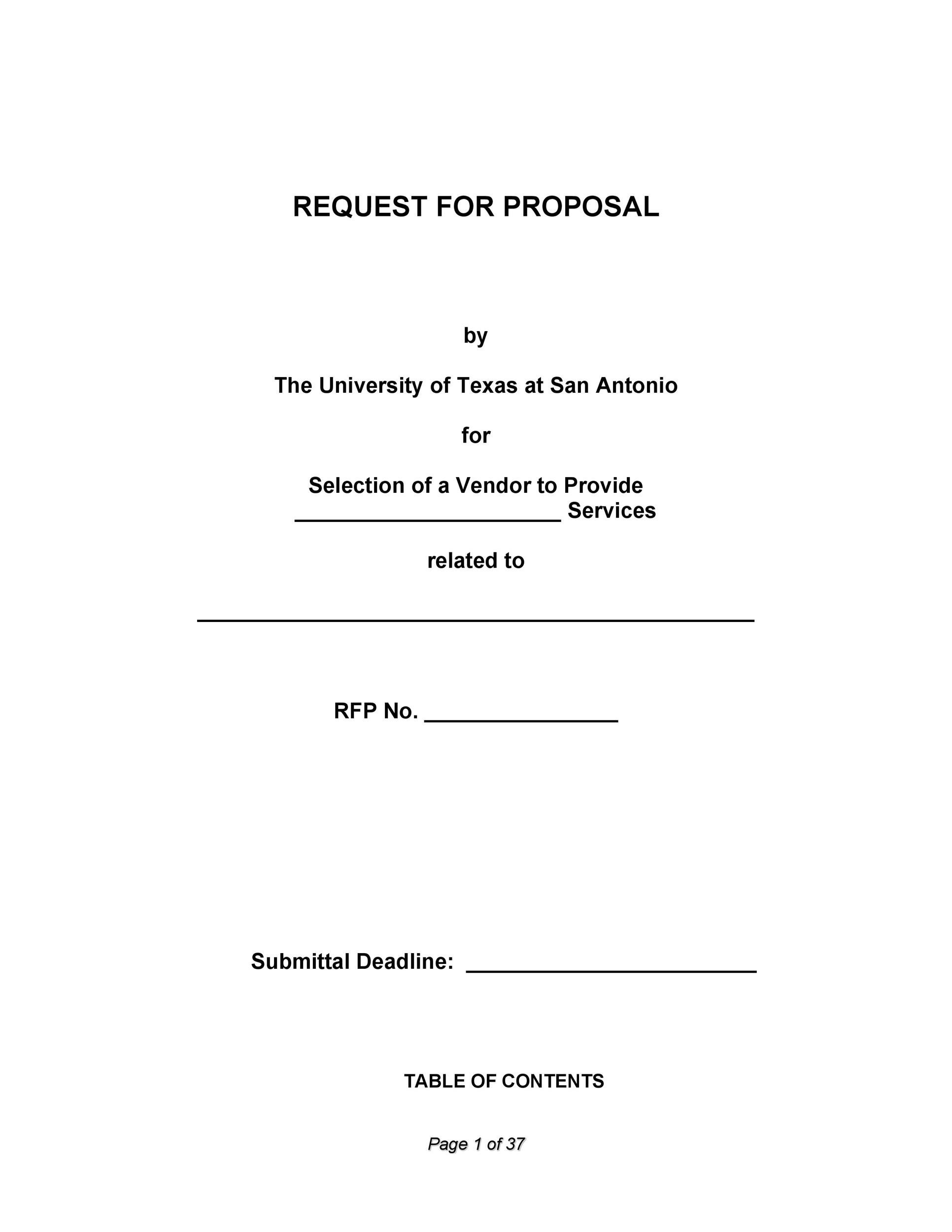 40+ Best Request for Proposal Templates & Examples (RPF Templates)