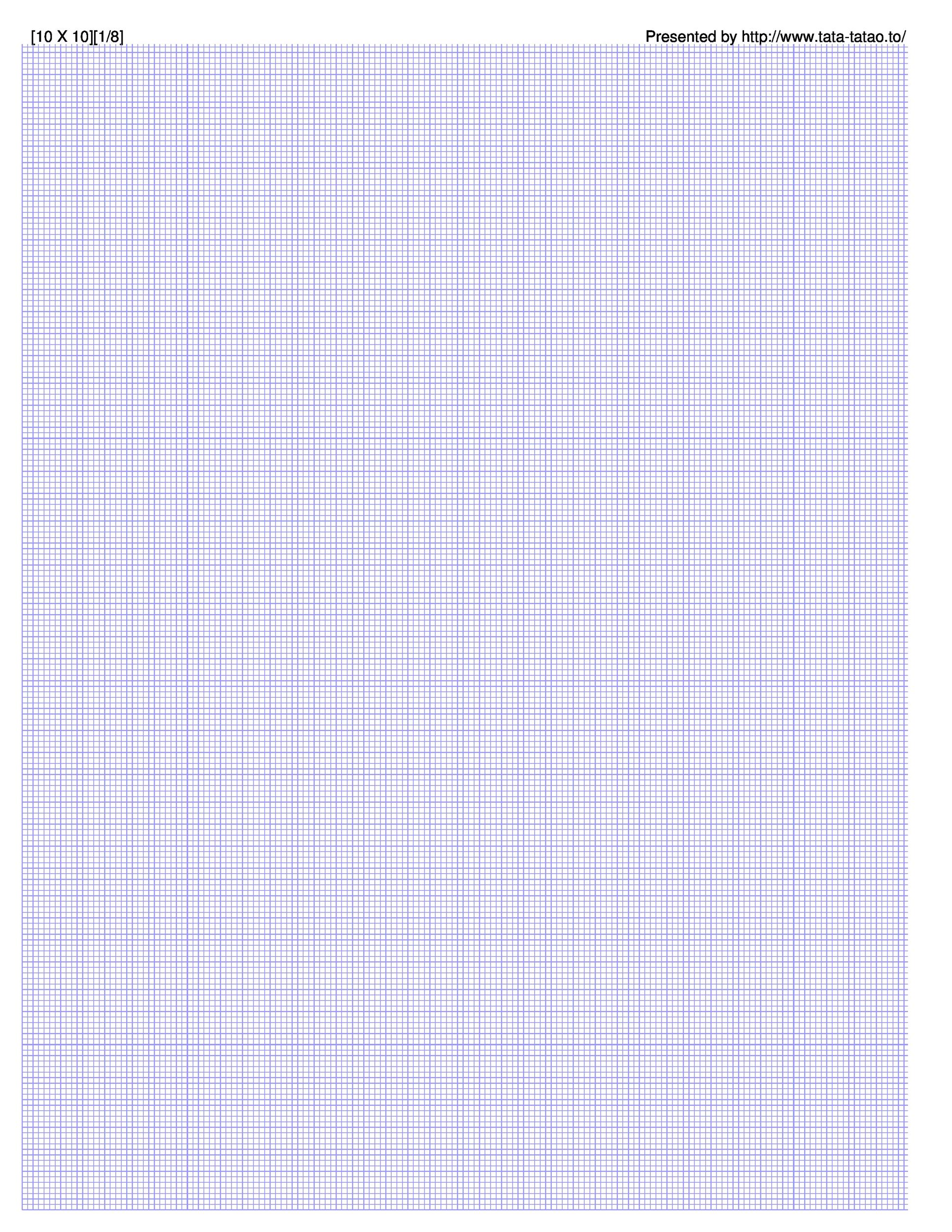Free Graph Paper Word Template (.Doc) Editable Paper