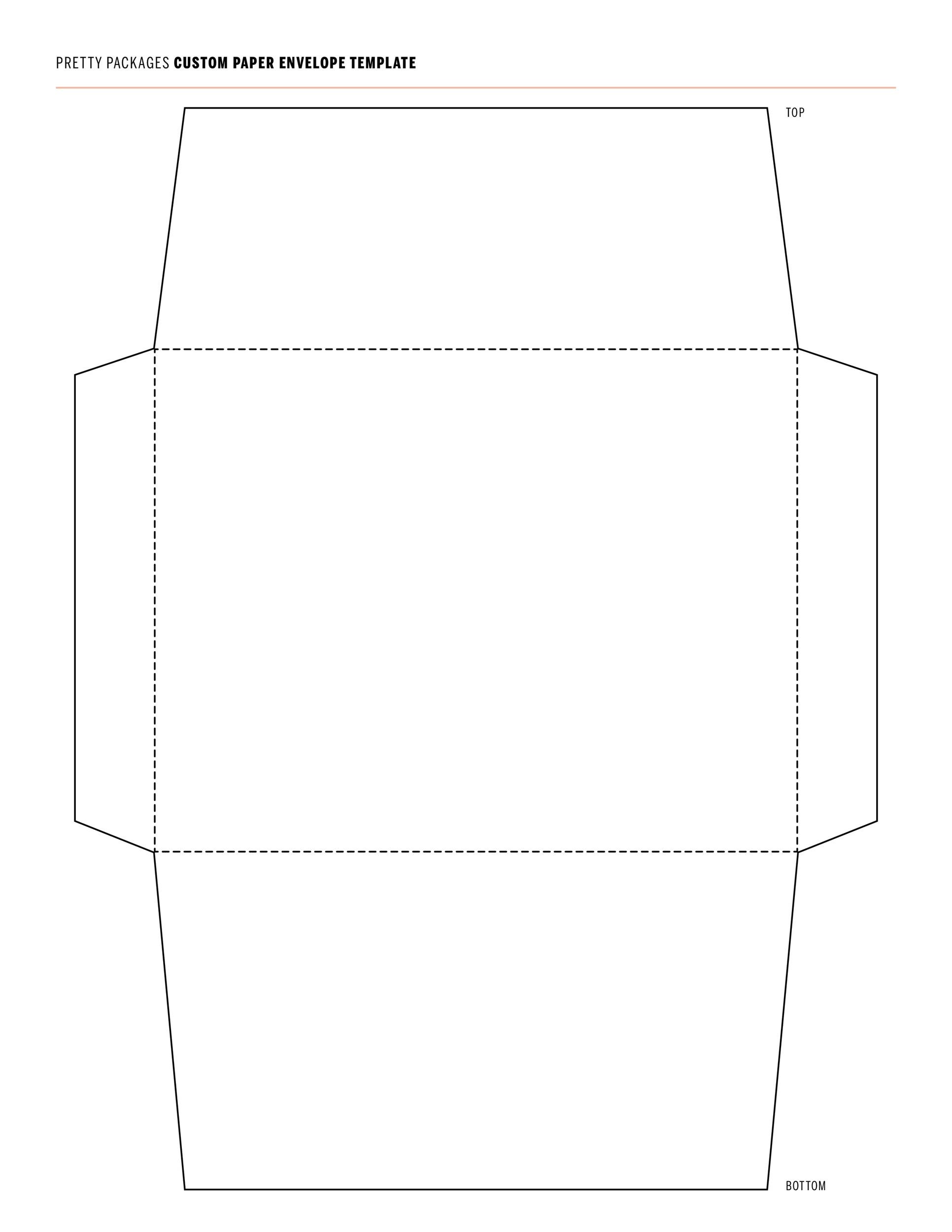 6x6 Envelope Template