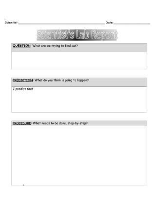 40 Lab Report Templates & Format Examples ᐅ TemplateLab