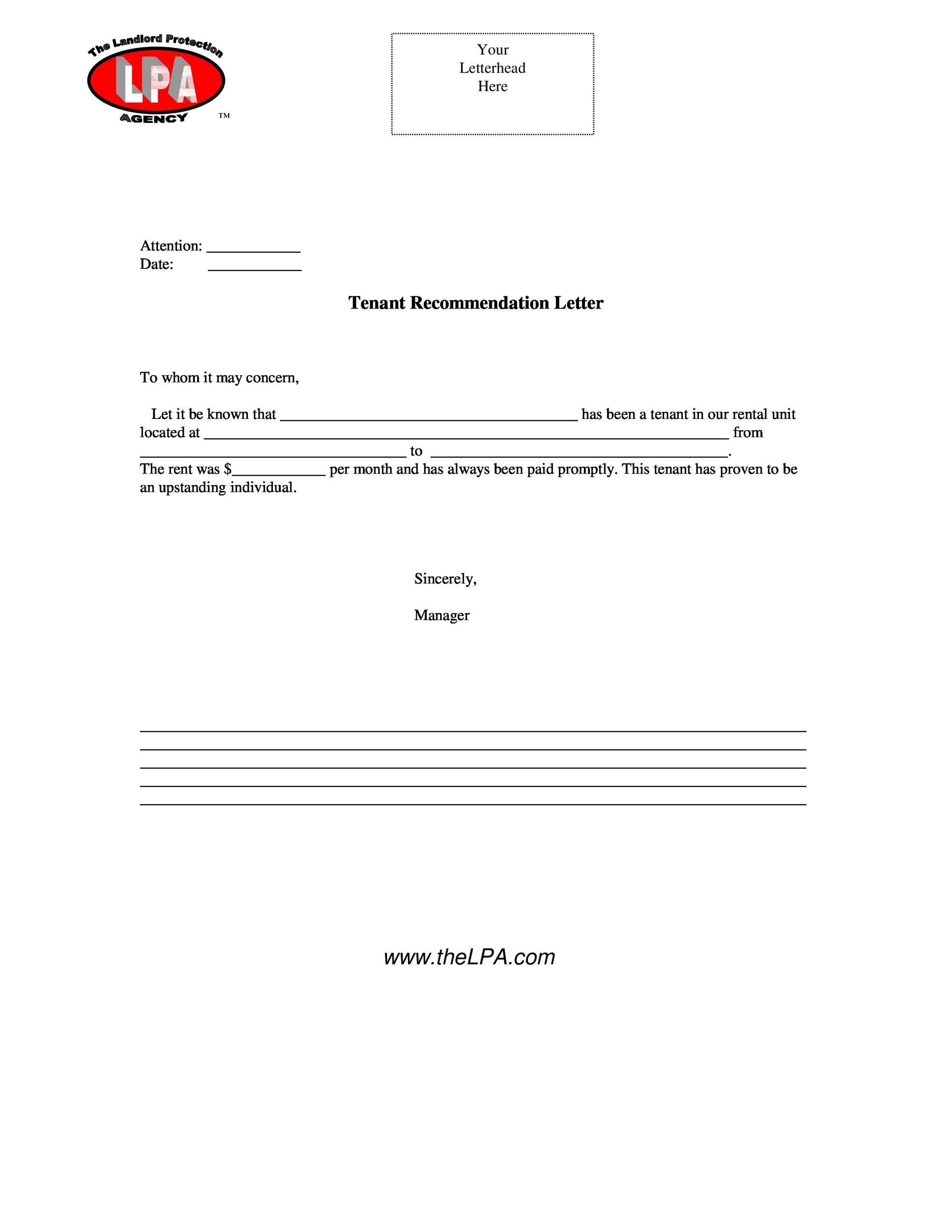 How to Write a Landlord Reference Letter Legal Templates