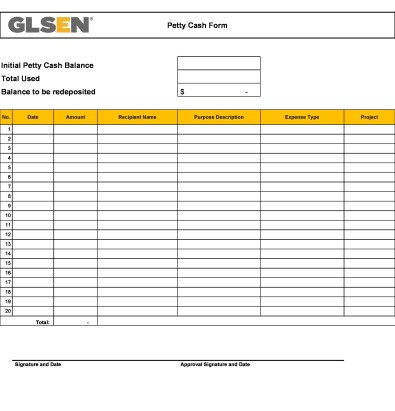 40 Petty Cash Log Templates & Forms [Excel, PDF, Word] ᐅ TemplateLab