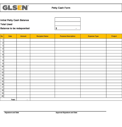 40 Petty Cash Log Templates & Forms [Excel, PDF, Word] ᐅ TemplateLab