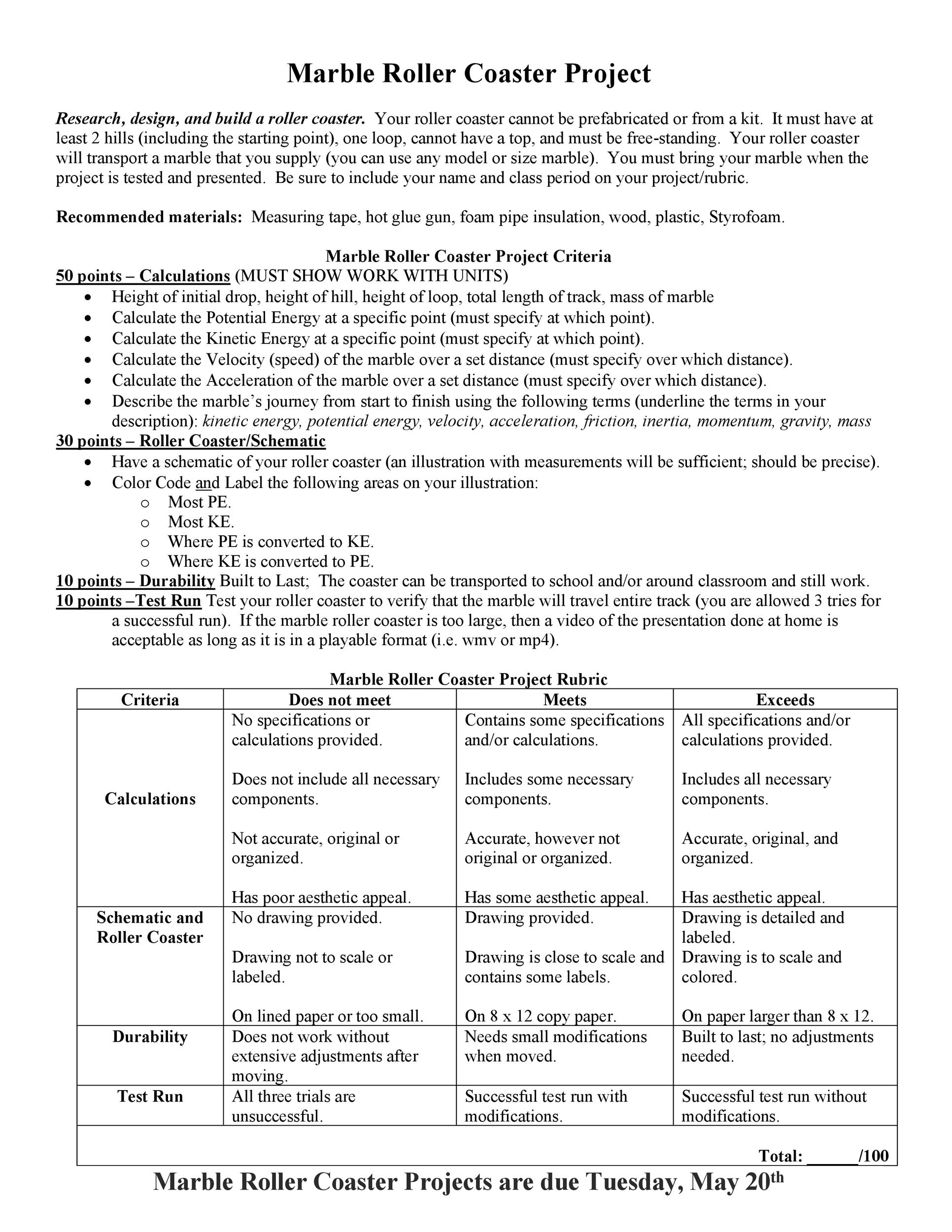 46 Editable Rubric Templates (Word Format) ᐅ TemplateLab