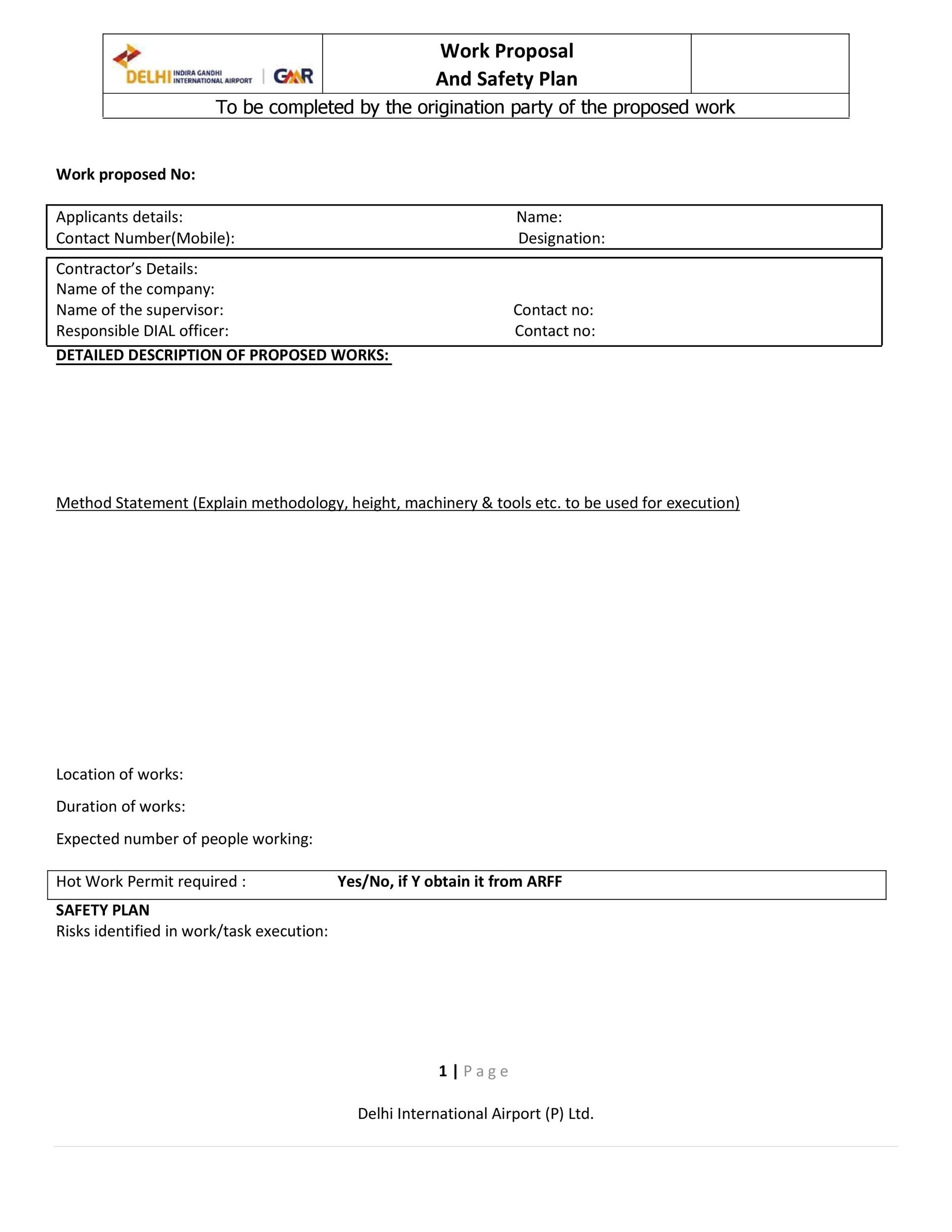 43 Best Job Proposal Templates (Free Download) ᐅ TemplateLab