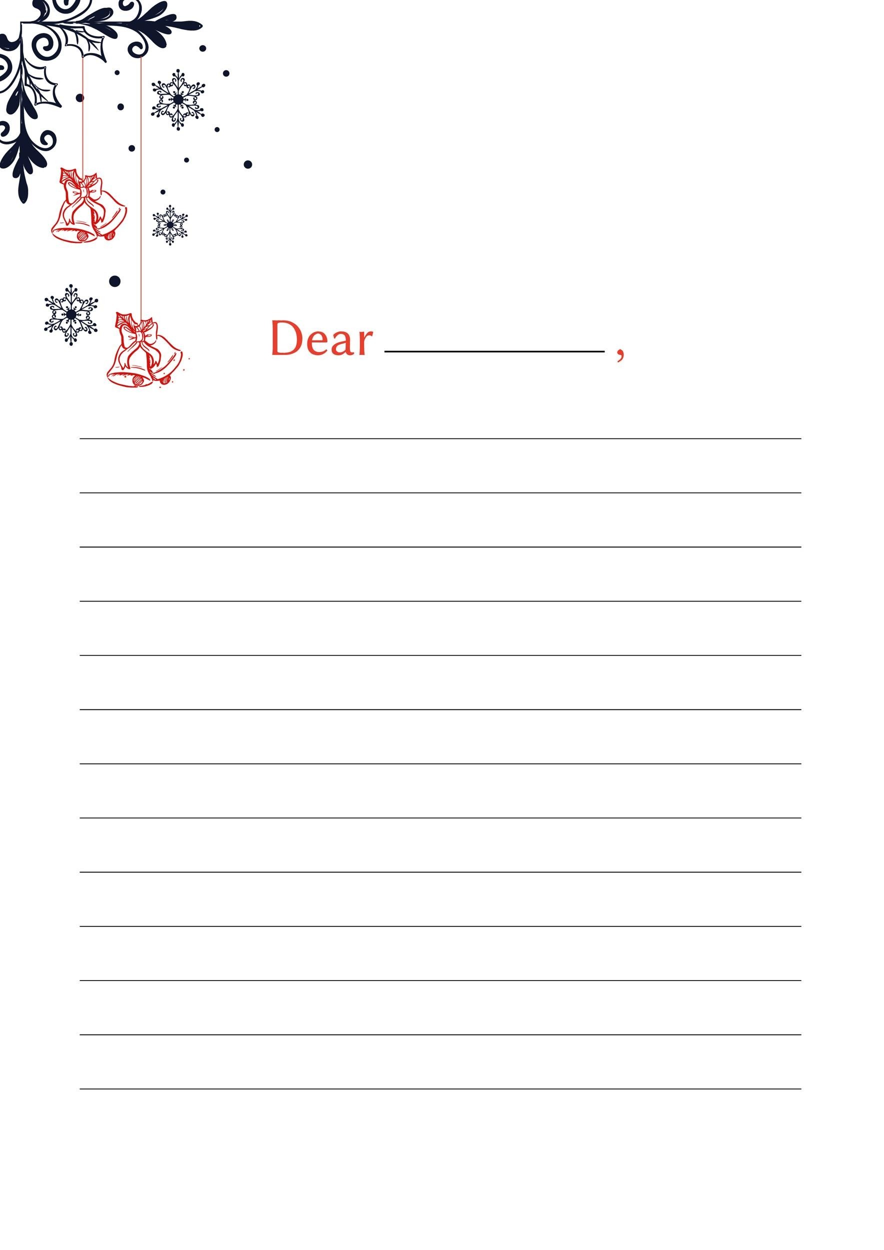 Lined Paper For Preschool