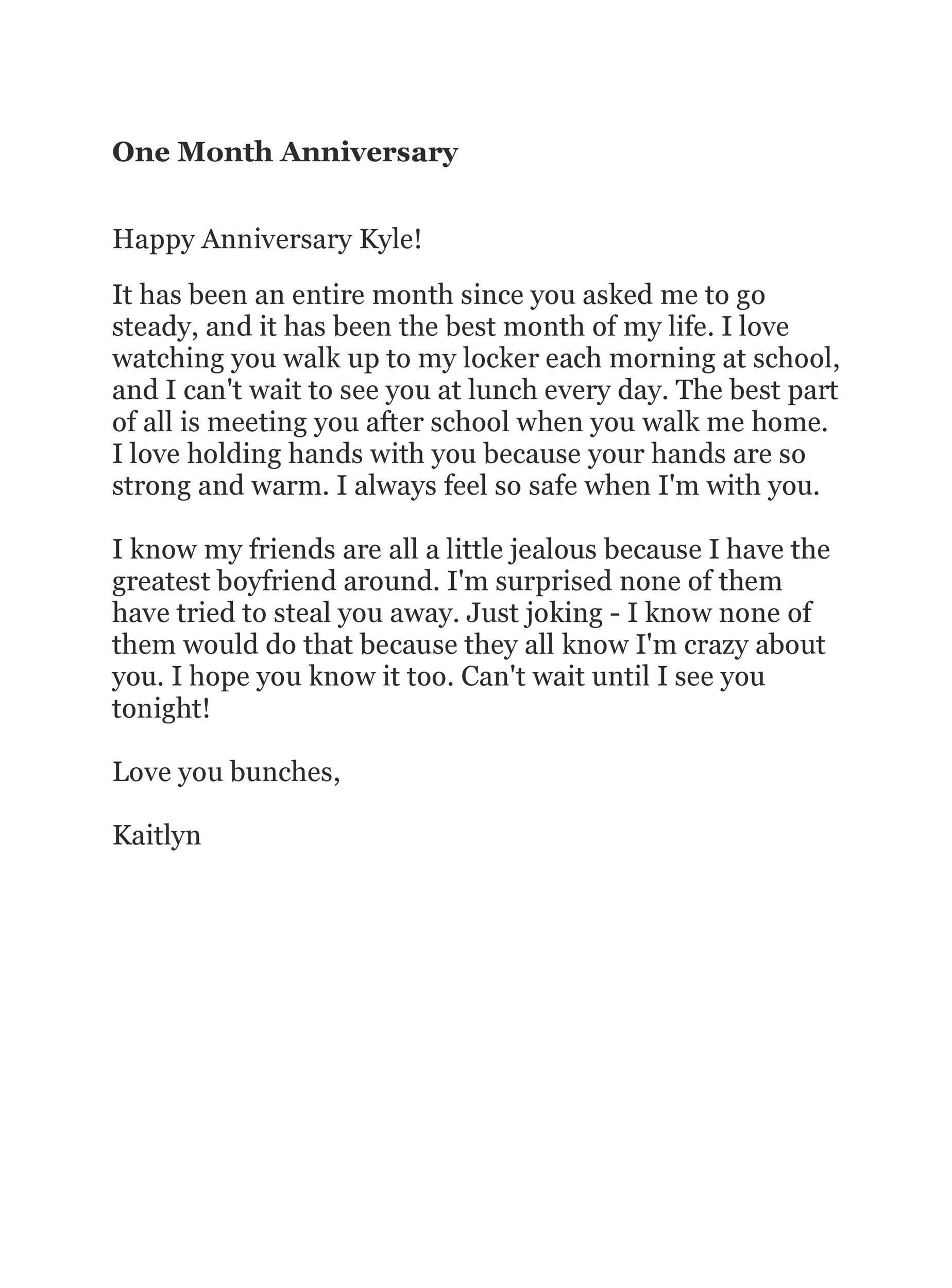 50 Romantic Anniversary Letters (for him or her) ᐅ TemplateLab