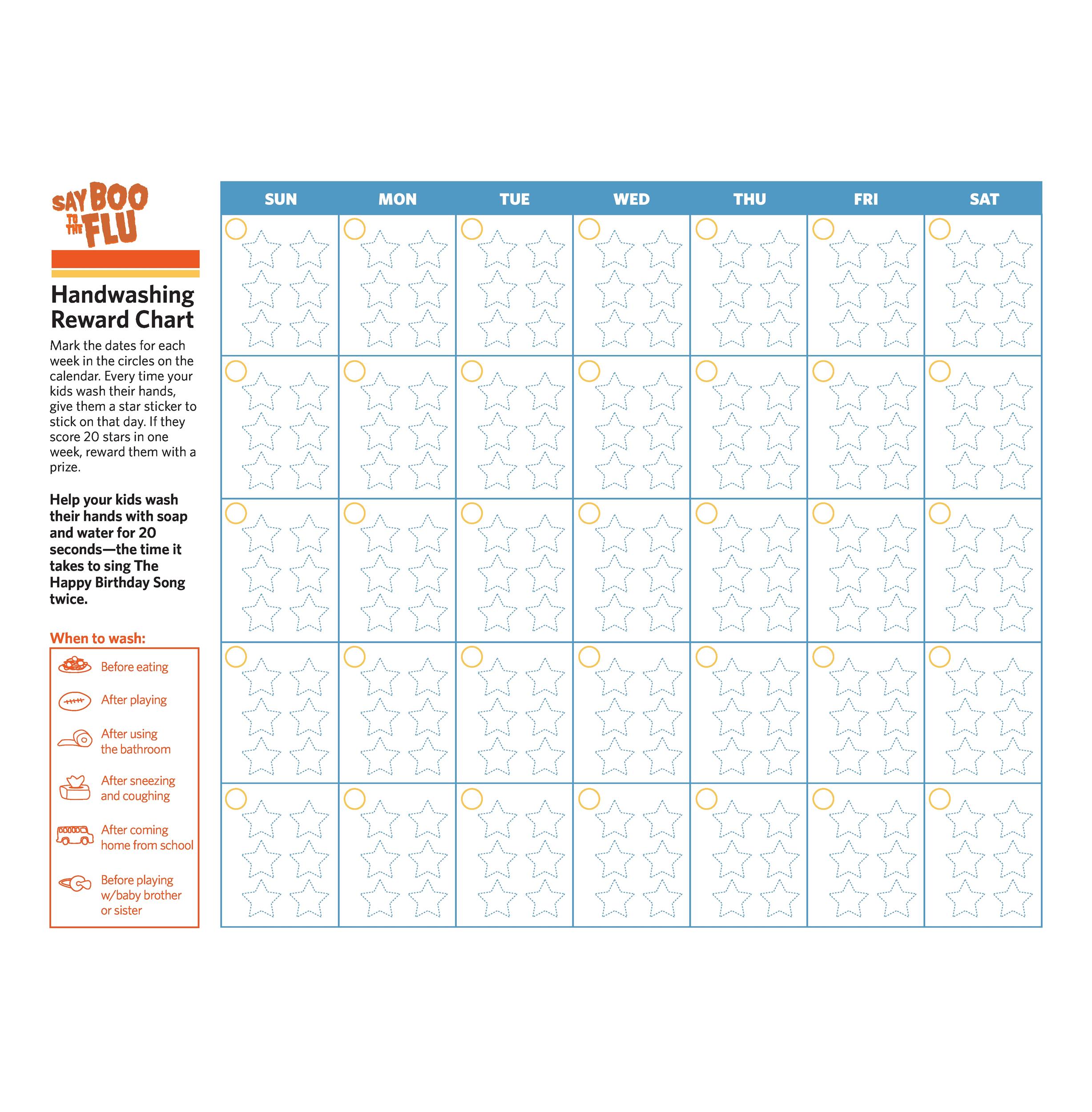 44 Printable Reward Charts for Kids (PDF, Excel & Word)