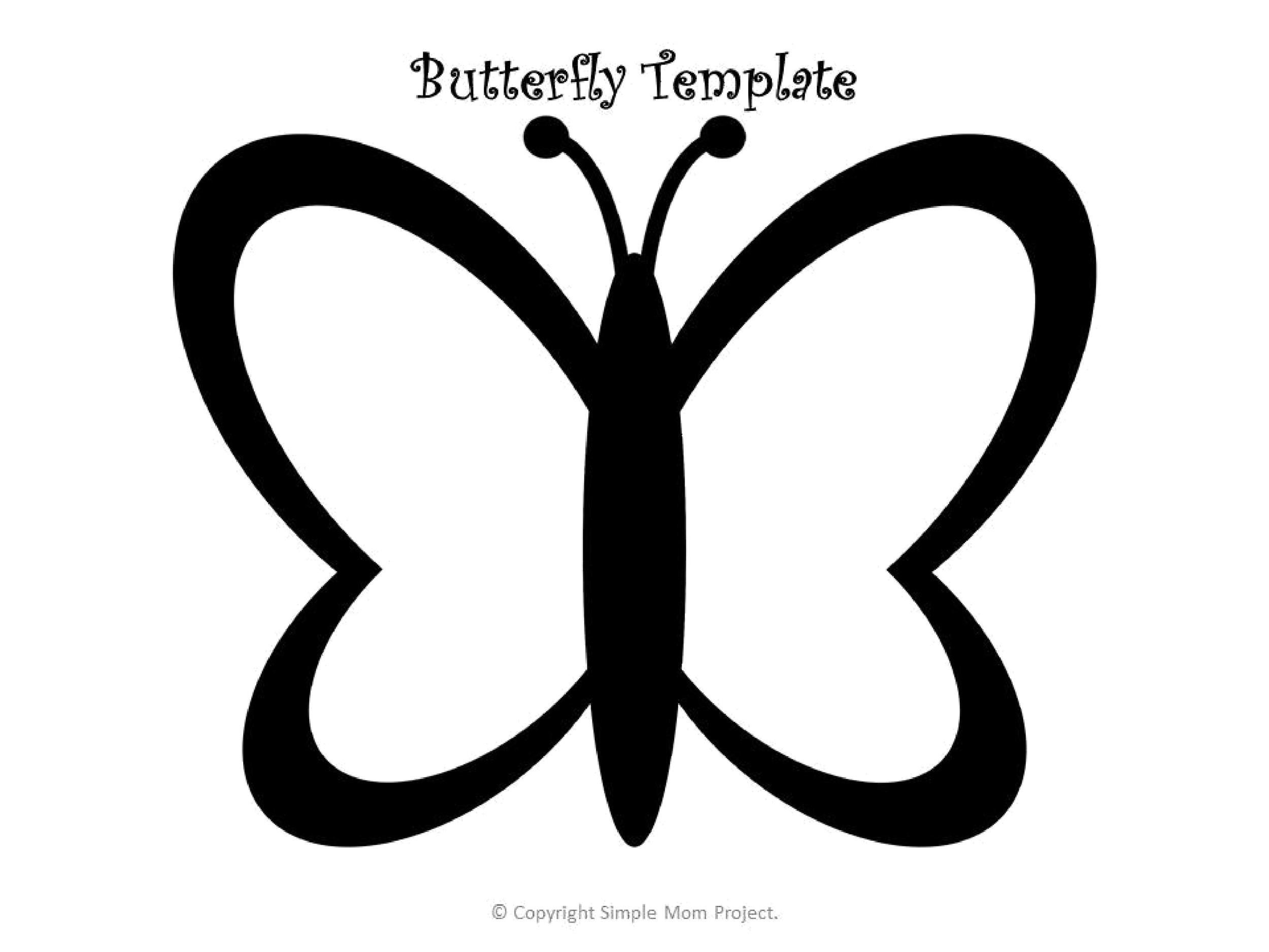 50 Printable & Cut Out Butterfly Templates 🦋 ᐅ TemplateLab