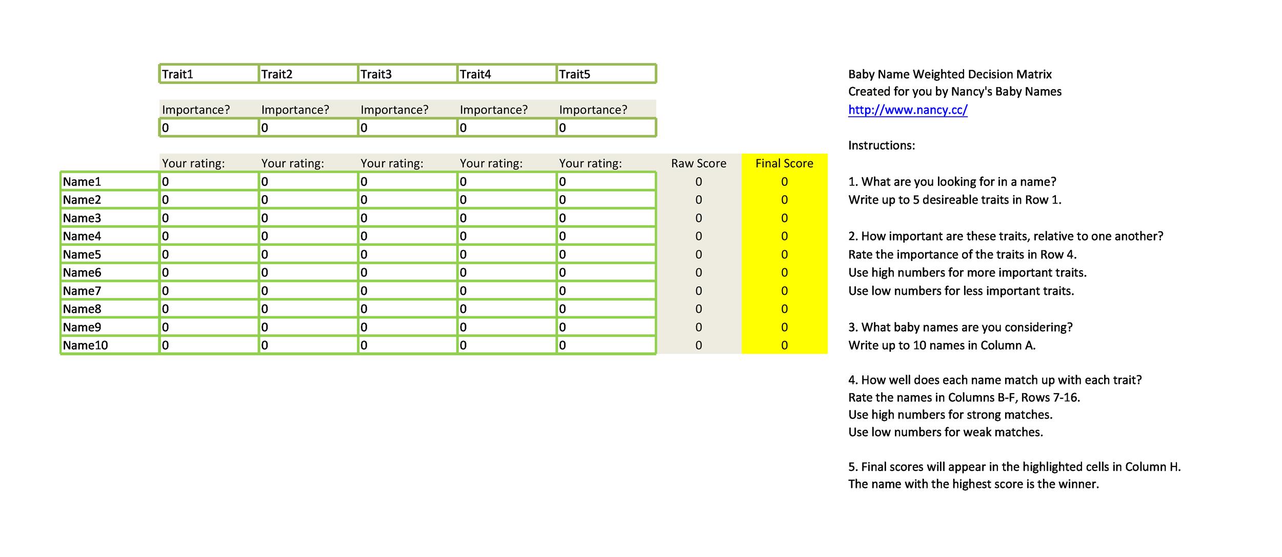 49 BEST Decision Matrix Templates (Word & Excel) ᐅ TemplateLab