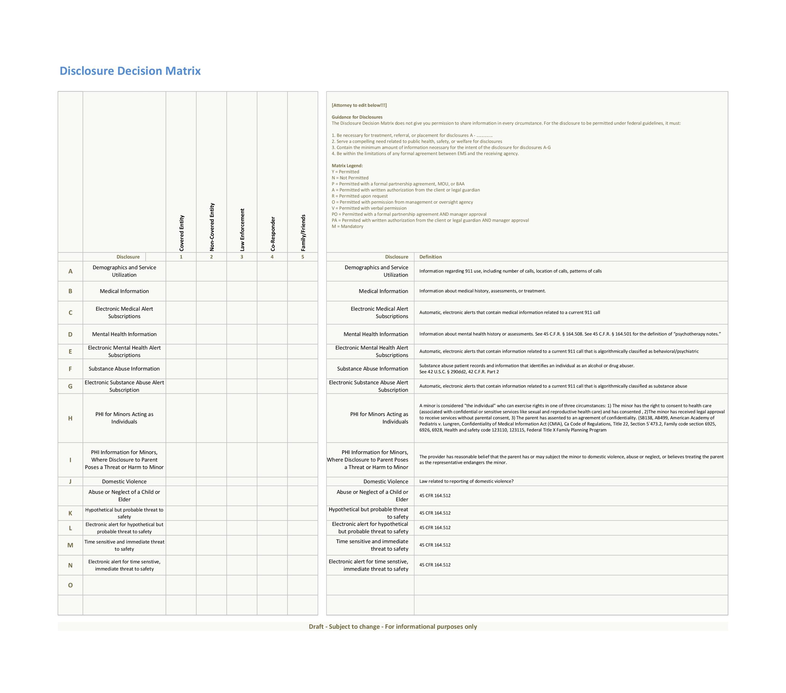 49 BEST Decision Matrix Templates (Word & Excel) ᐅ TemplateLab