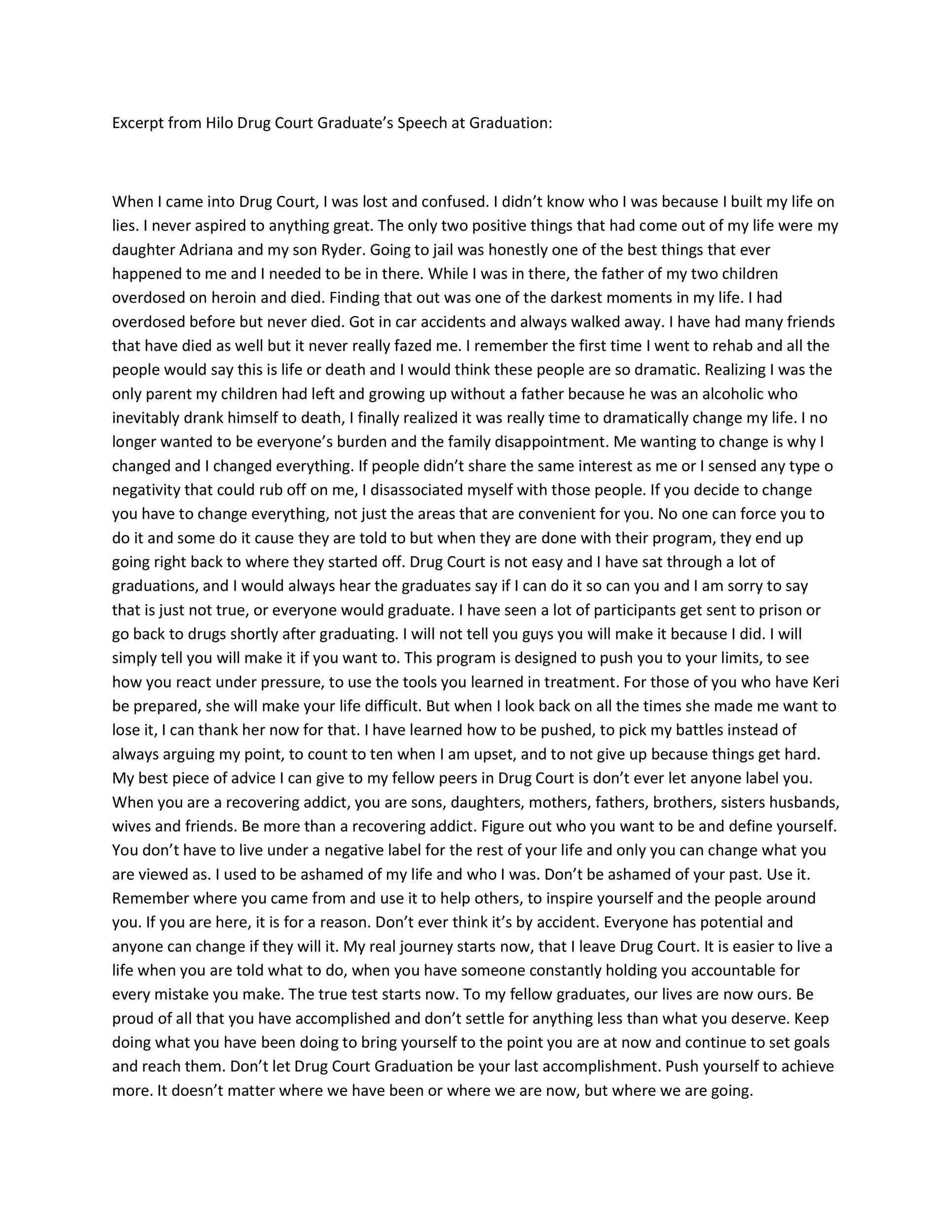 50 Top Graduation Speech Ideas (& Examples) ᐅ TemplateLab