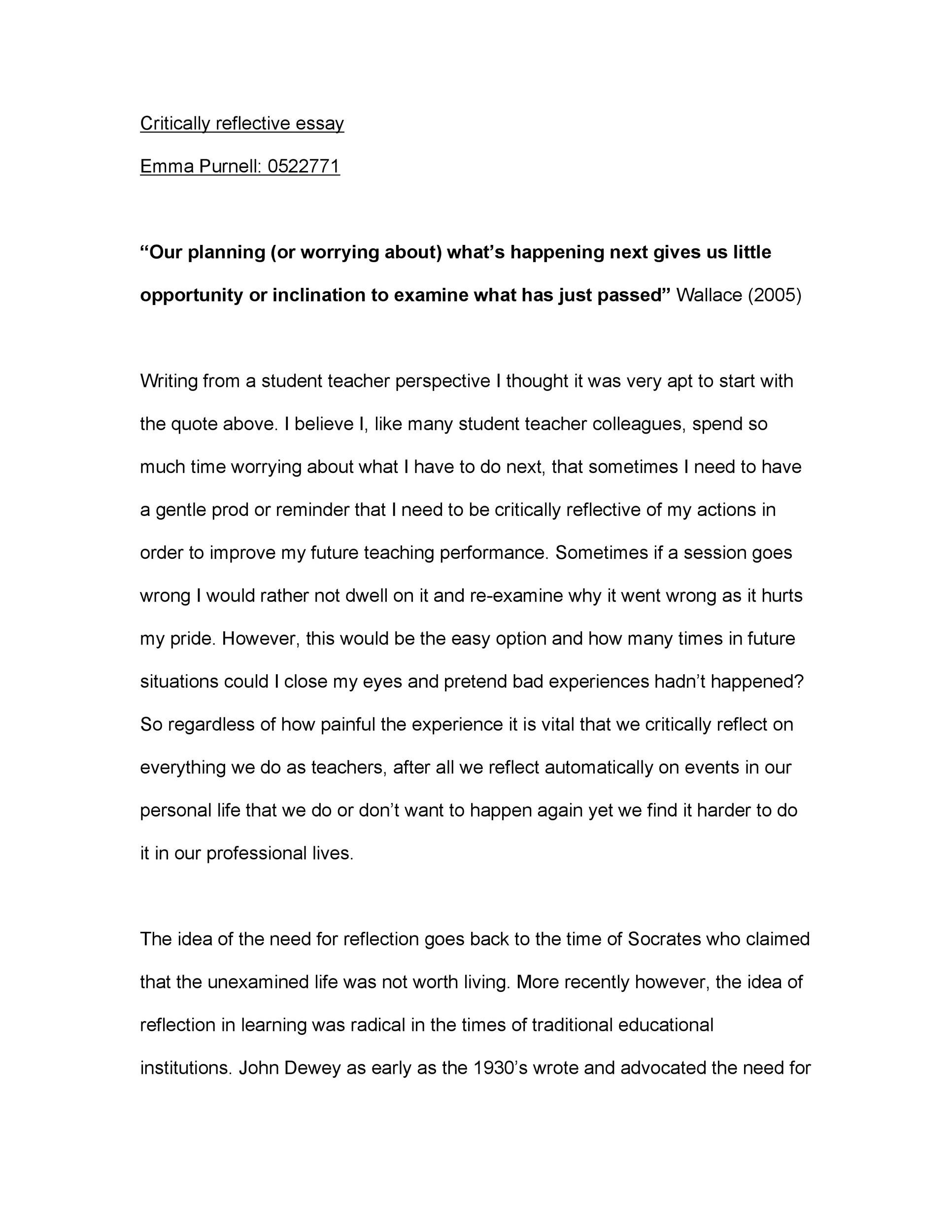 A reflection paper on a book in apa format entails the writer giving a summary of thoughts and opinions on their book's reading experience. How To Do A Reflection Paper