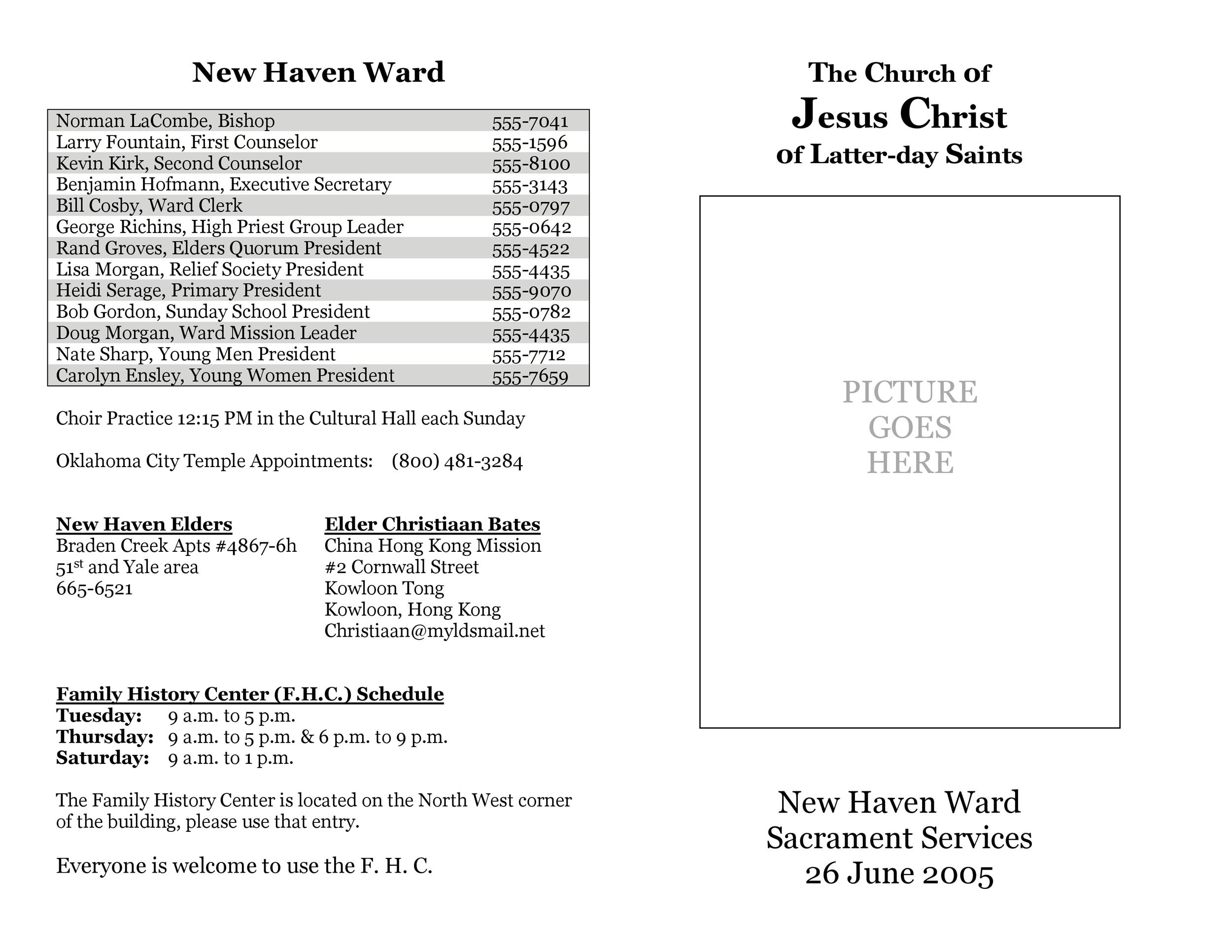 Catholic Wedding Program Template Without Mass