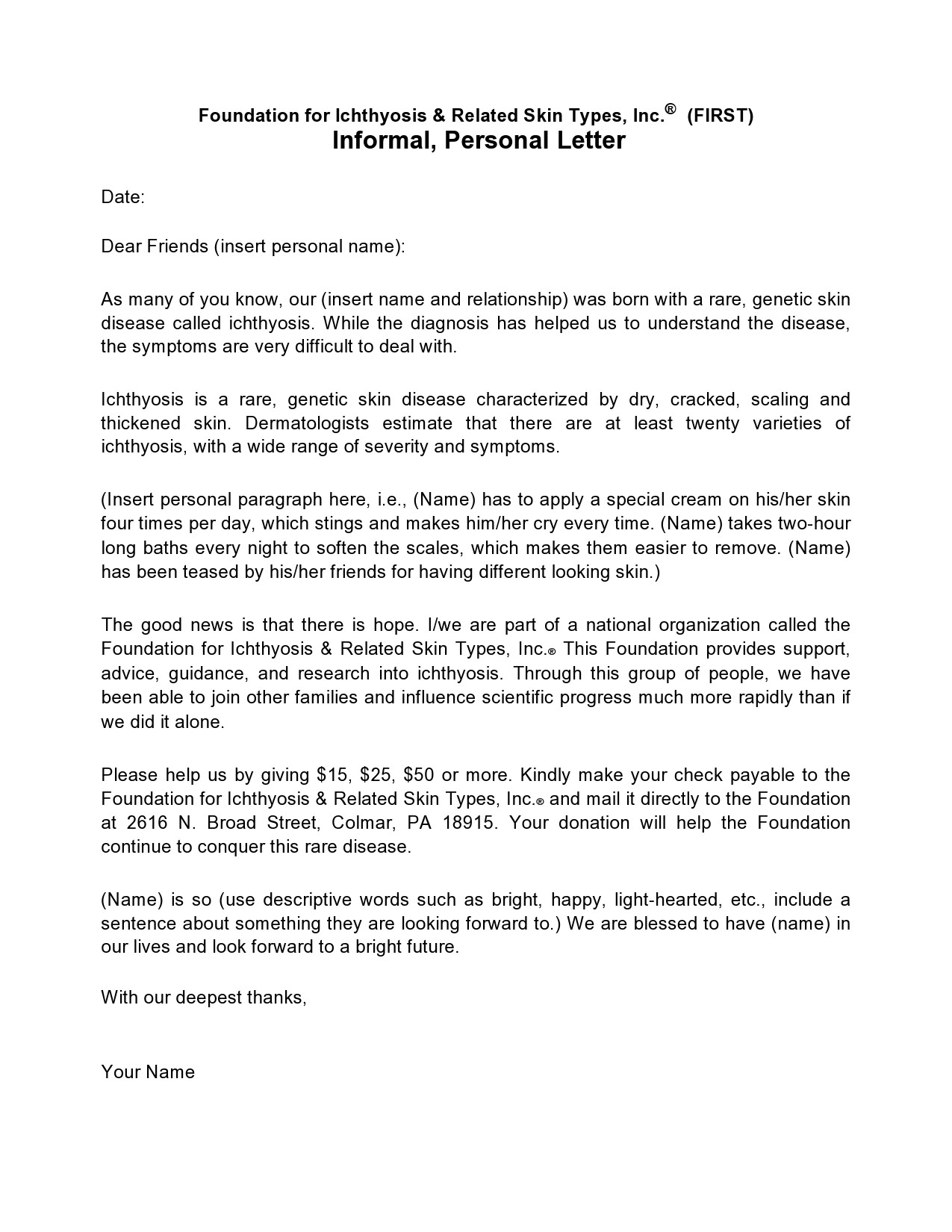 47 Best Personal Letter Format Templates [100 Free] ᐅ