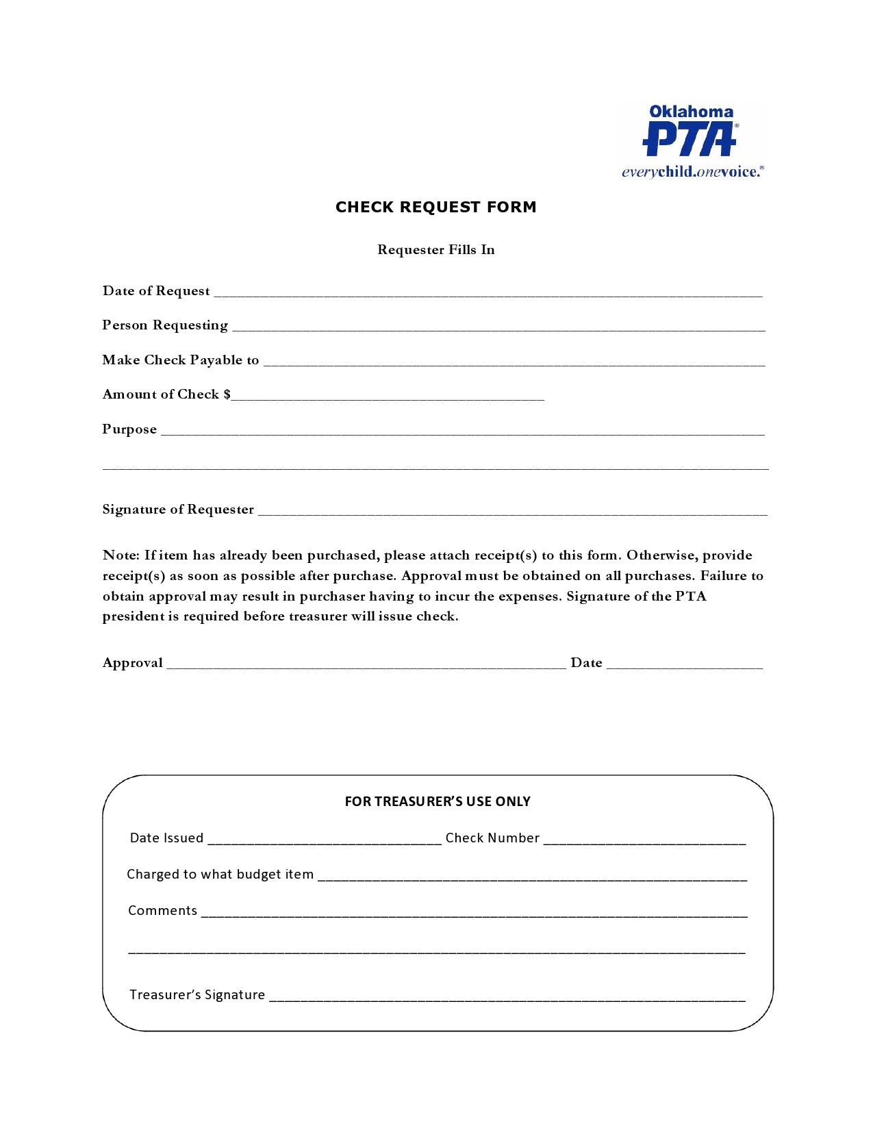 Check Out Form Template