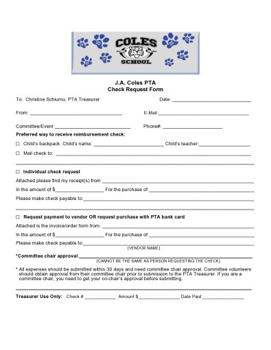 50 Free Check Request Forms [Word, Excel, PDF] ᐅ TemplateLab