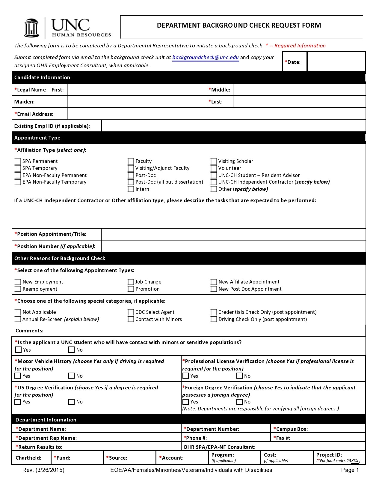 Enquiry Form Template Word