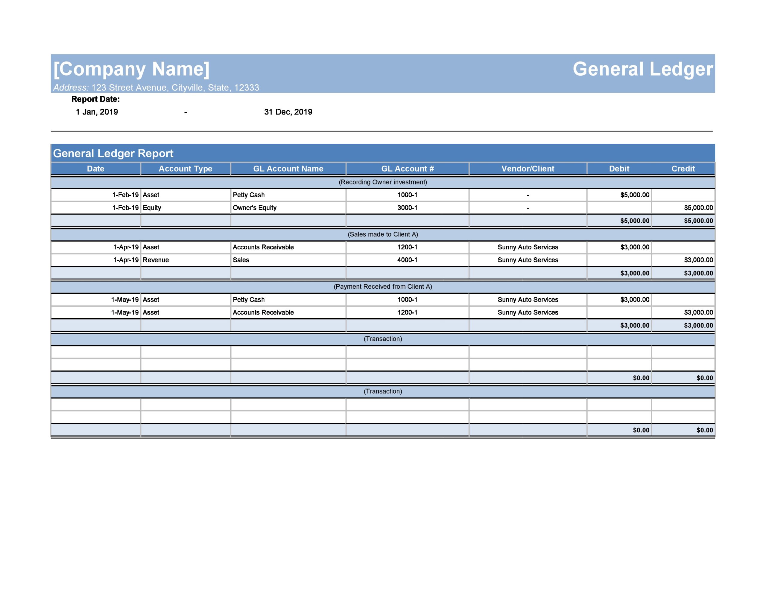 Excel Expense Report Template Free Download