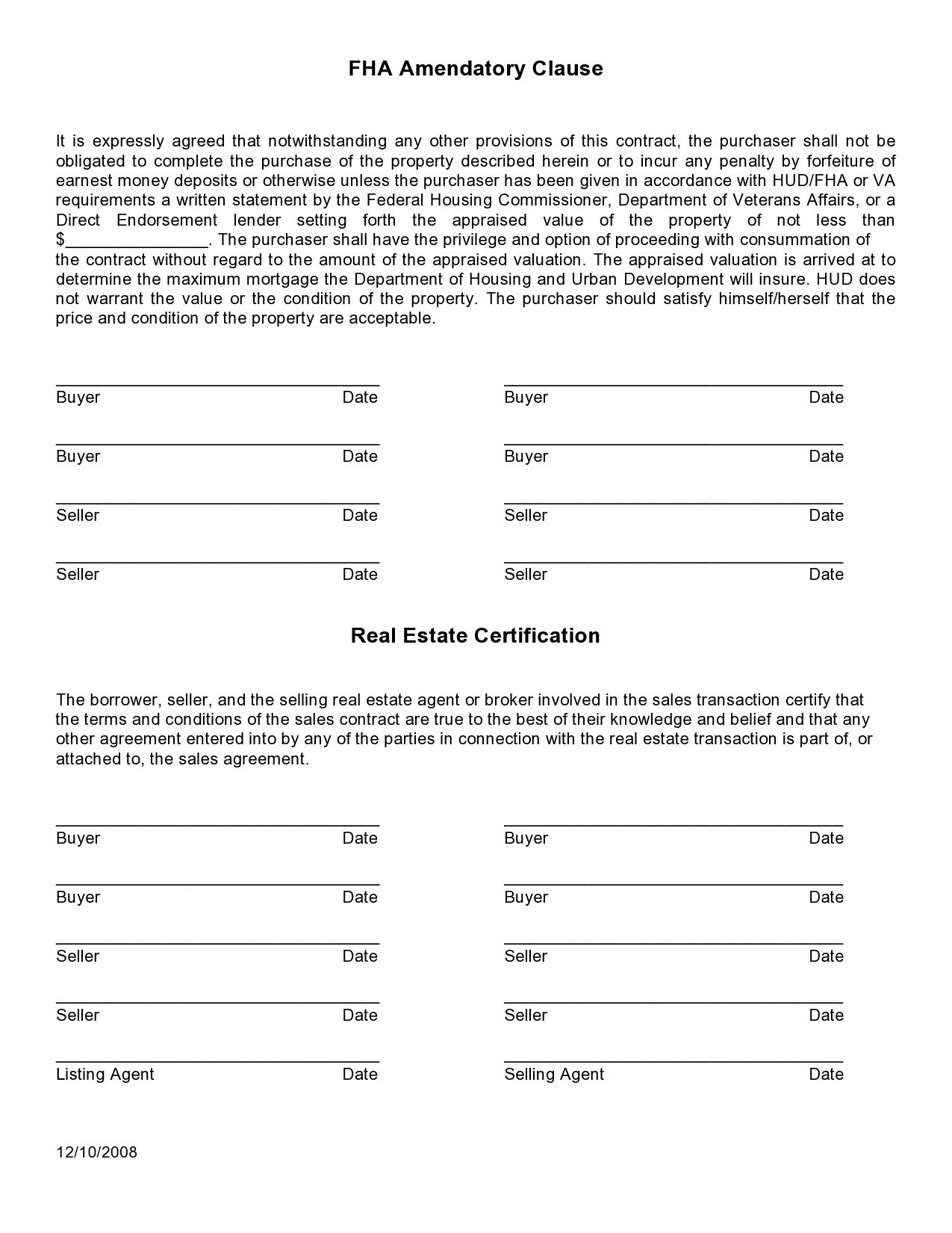 26 Third Party Financing Addendum Examples ᐅ TemplateLab