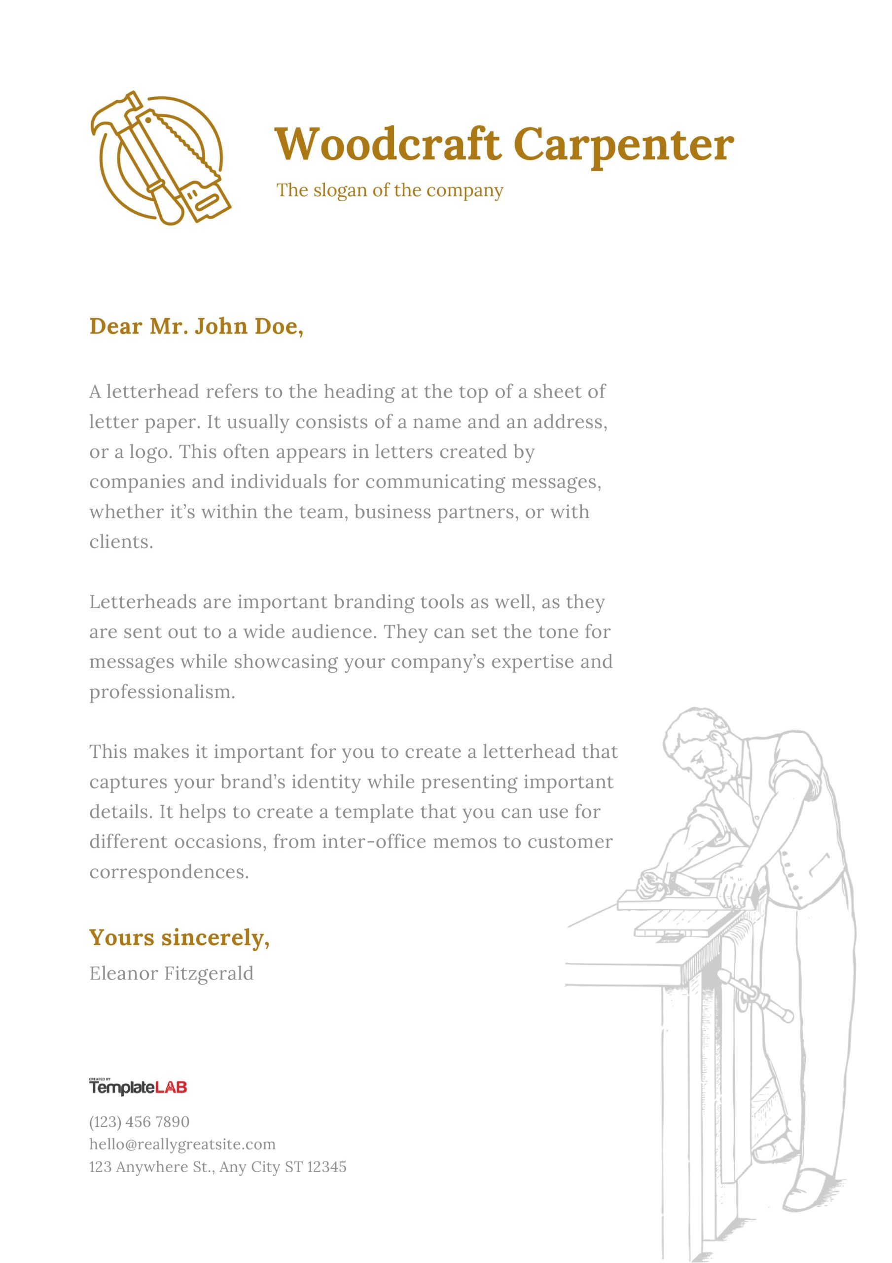 39 Free Letterhead Templates & Examples Business, Personal)