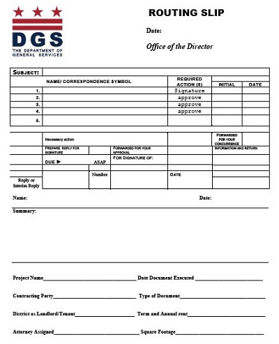 Interoffice Routing Slip Template - Professionally Designed Templates