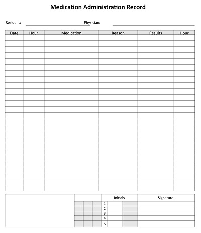 38 Free Printable Medication Administration Record Sheets PDF DOC Take