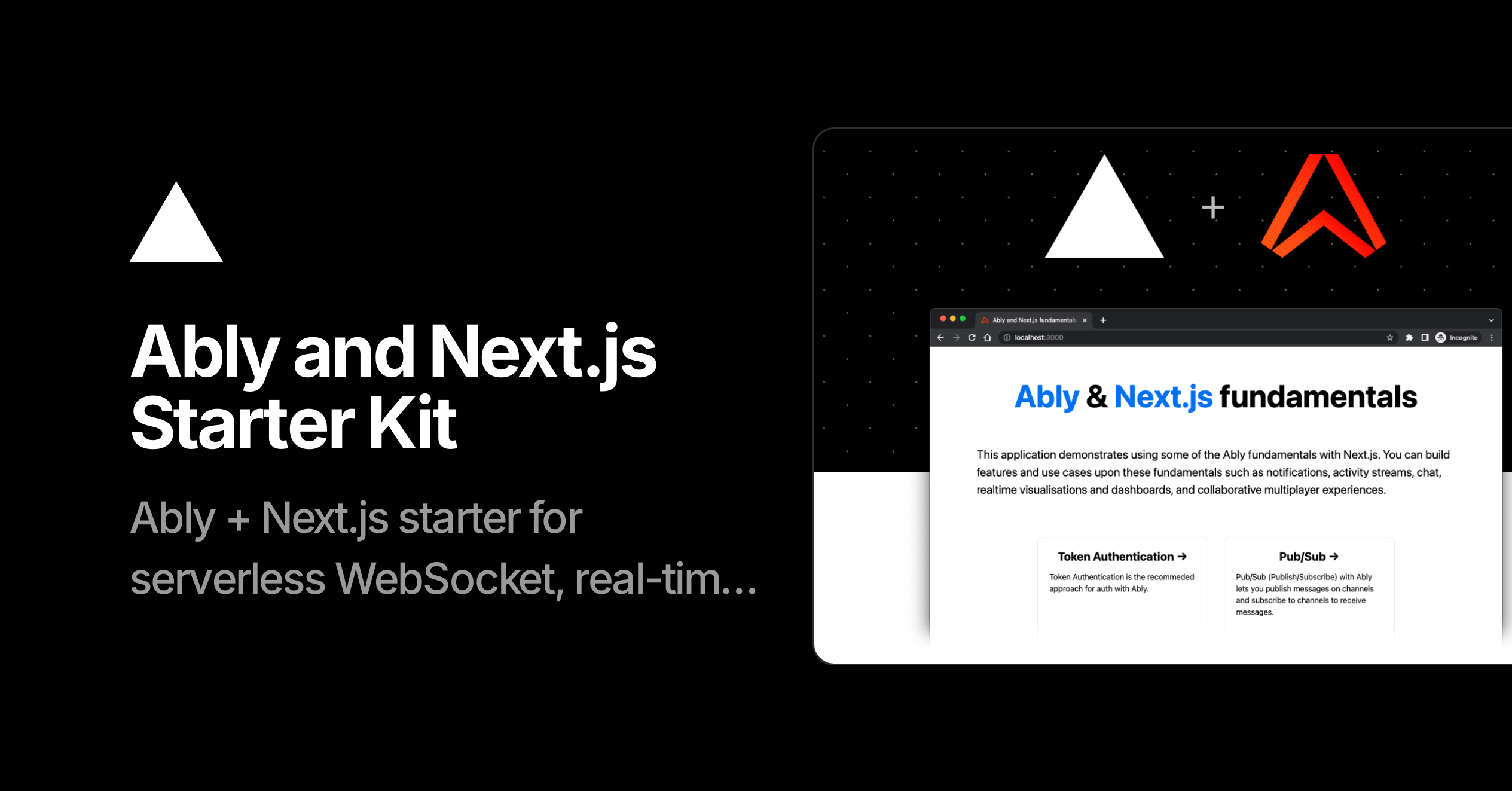Ably and Next.js Starter Kit Vercel