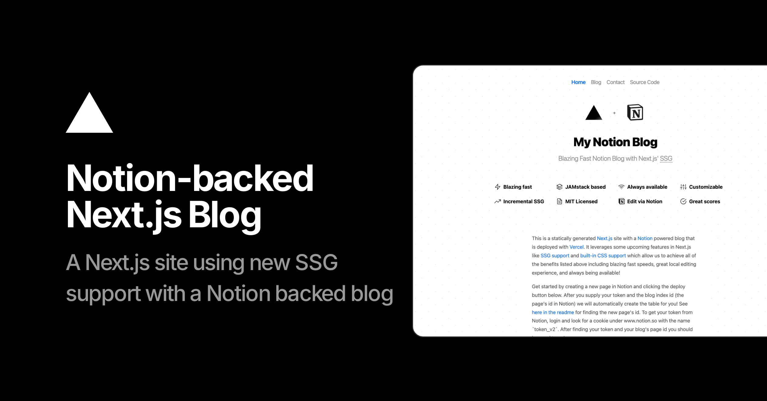 Notionbacked Next.js Blog Vercel